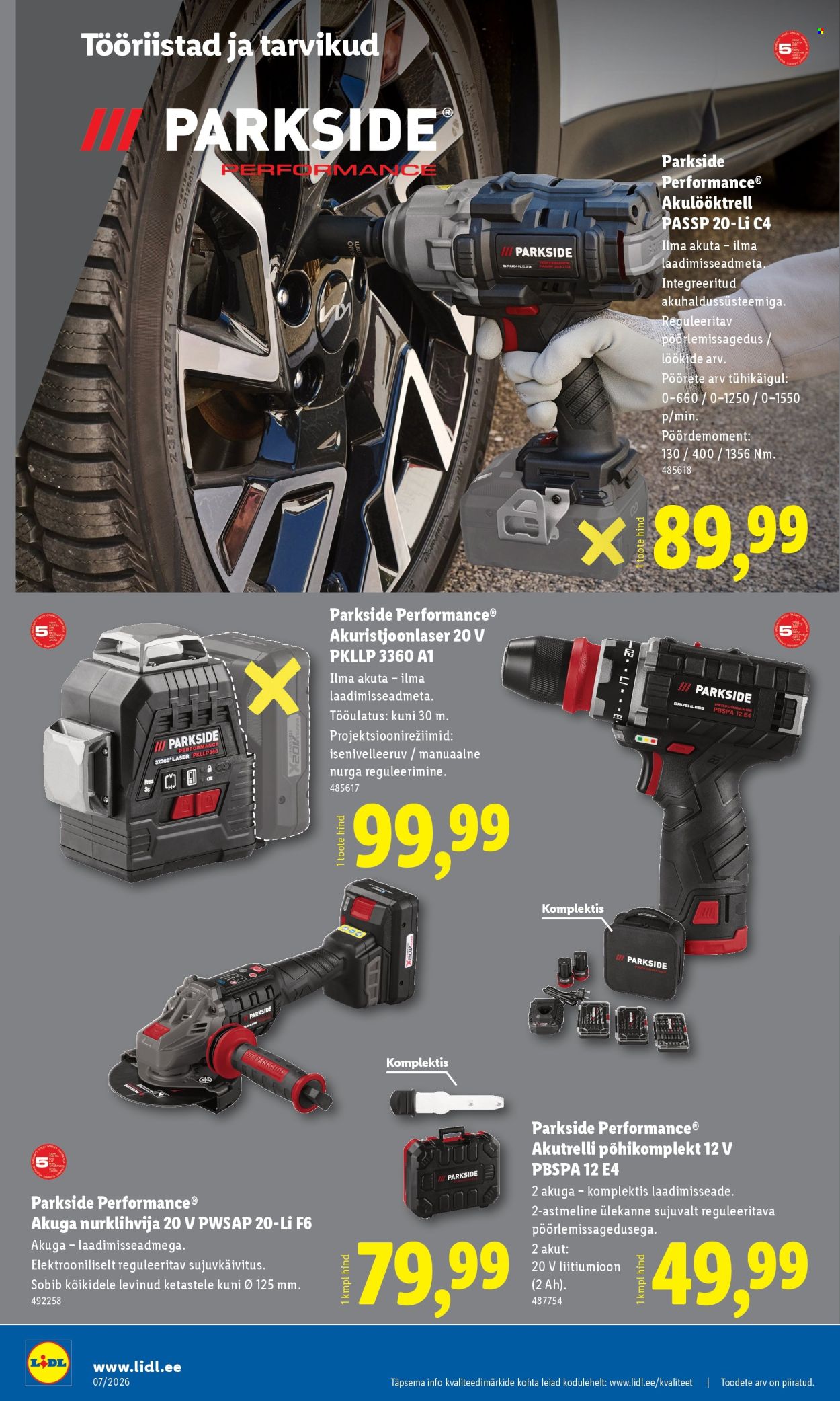 Lidl kliendileht - Tööstuskaupade pakkumised (9.02 - 15.02.2026)