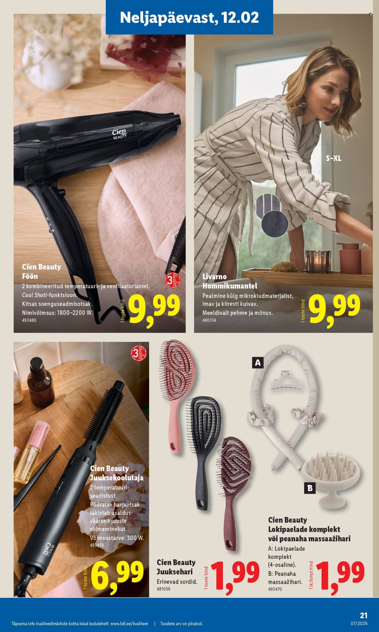 Lidl kliendileht - Tööstuskaupade pakkumised (9.02 - 15.02.2026)