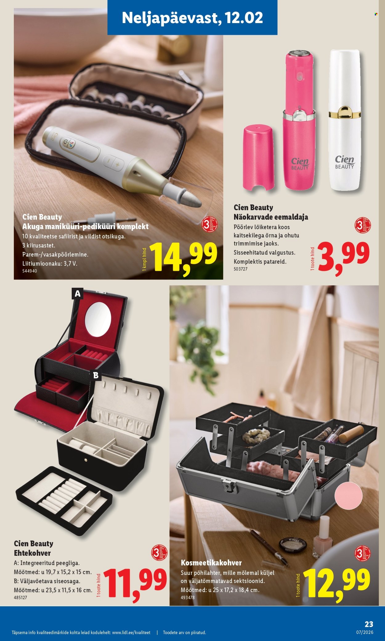 Lidl kliendileht - Tööstuskaupade pakkumised (9.02 - 15.02.2026)