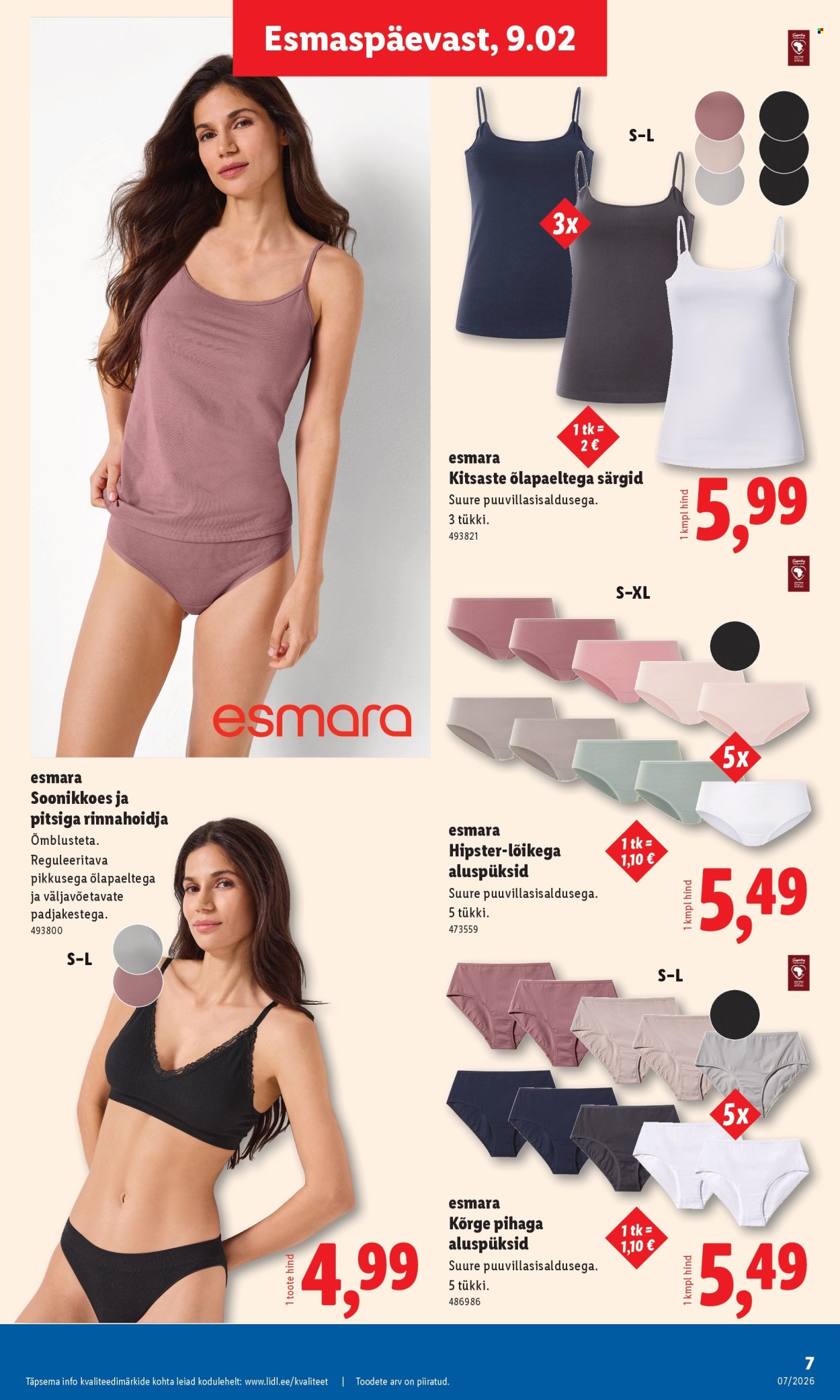 Lidl kliendileht - Tööstuskaupade pakkumised (9.02 - 15.02.2026)