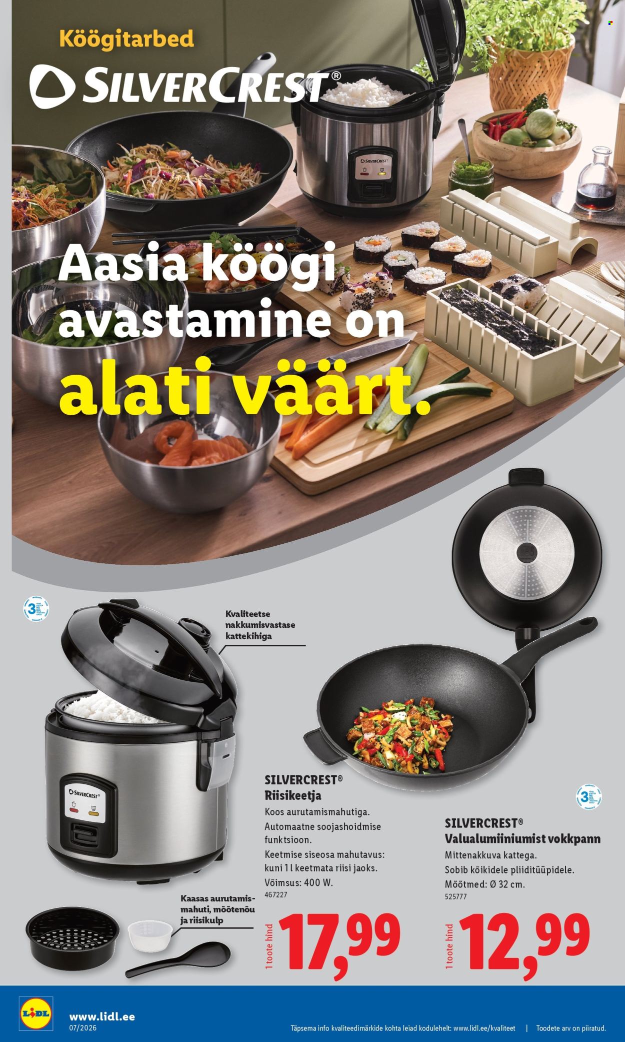 Lidl kliendileht - Tööstuskaupade pakkumised (9.02 - 15.02.2026)