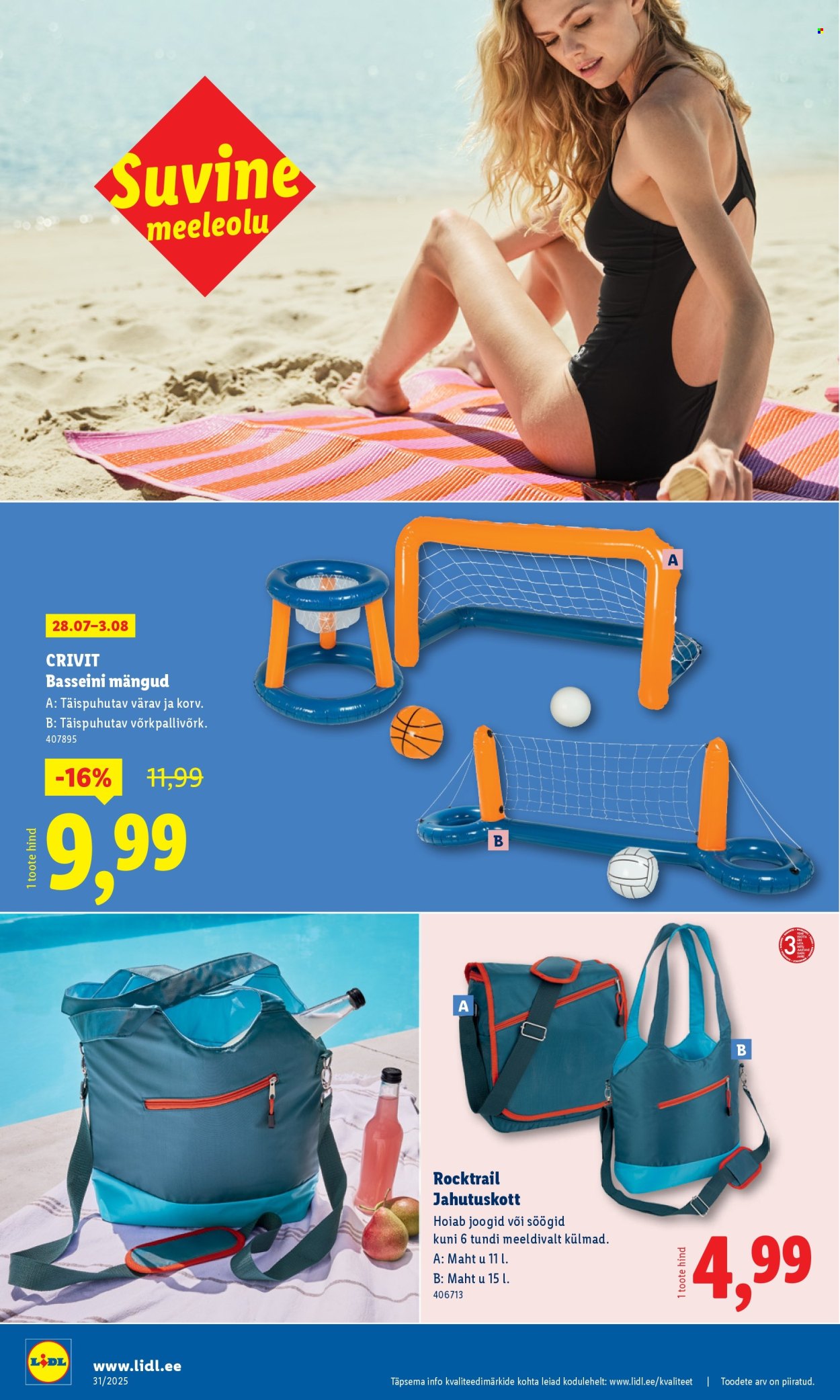 Lidl kliendileht - Tööstuskaupade pakkumised (28.07 - 3.08.2025)