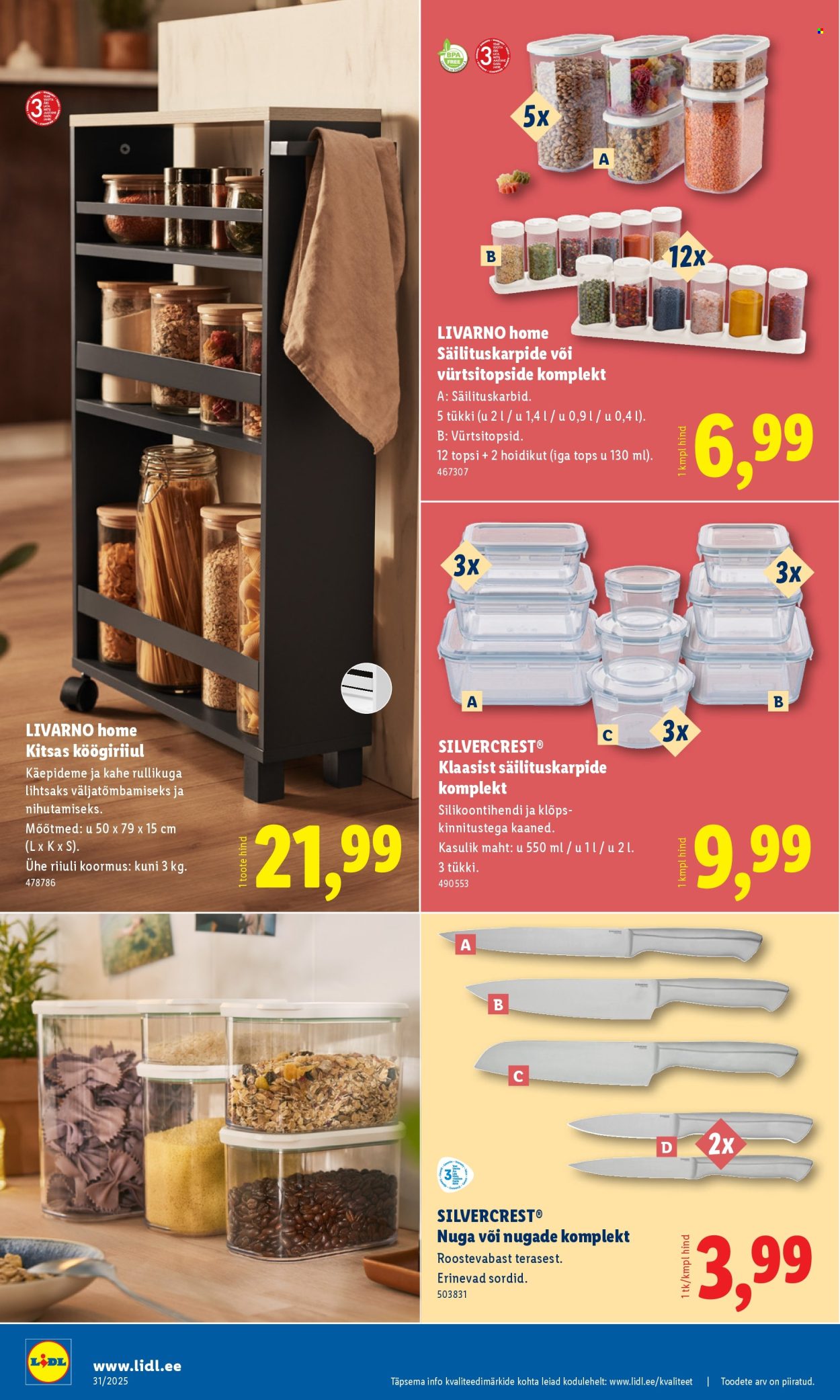 Lidl kliendileht - Tööstuskaupade pakkumised (28.07 - 3.08.2025)
