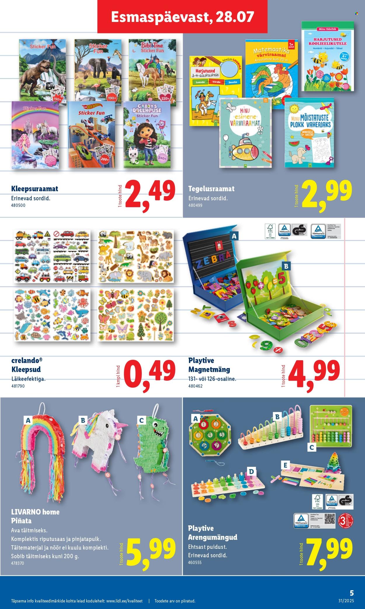 Lidl kliendileht - Tööstuskaupade pakkumised (28.07 - 3.08.2025)