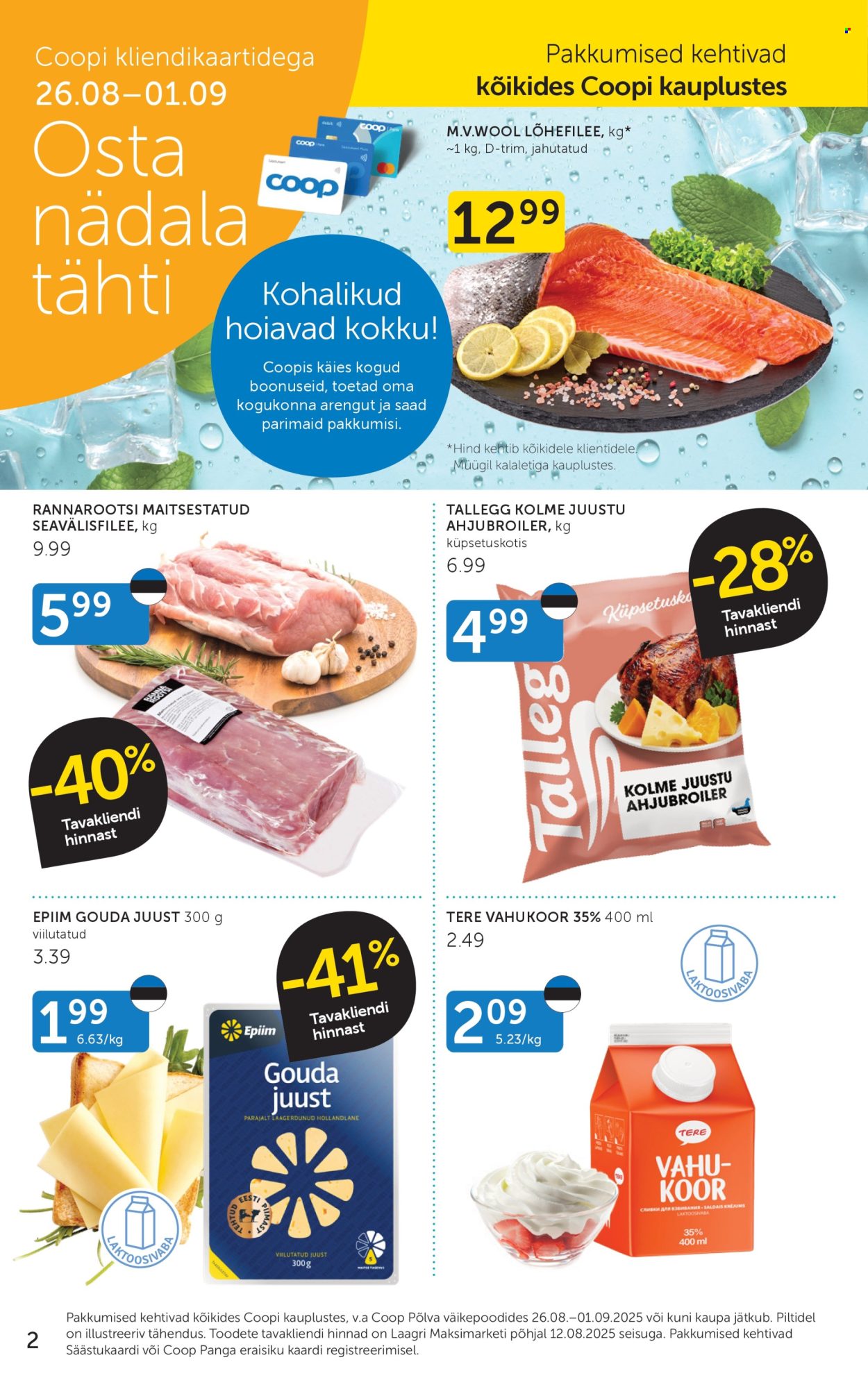 Coop kliendileht (26.08 - 1.09.2025)