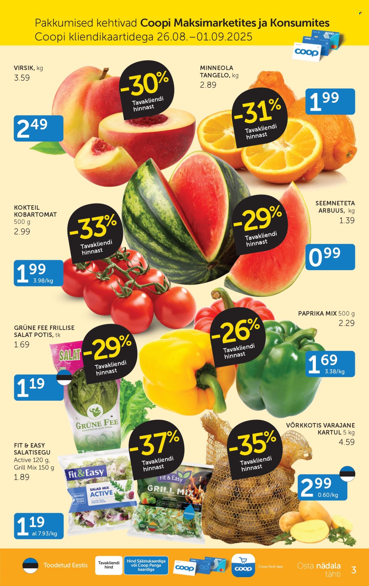 Coop kliendileht (26.08 - 1.09.2025)