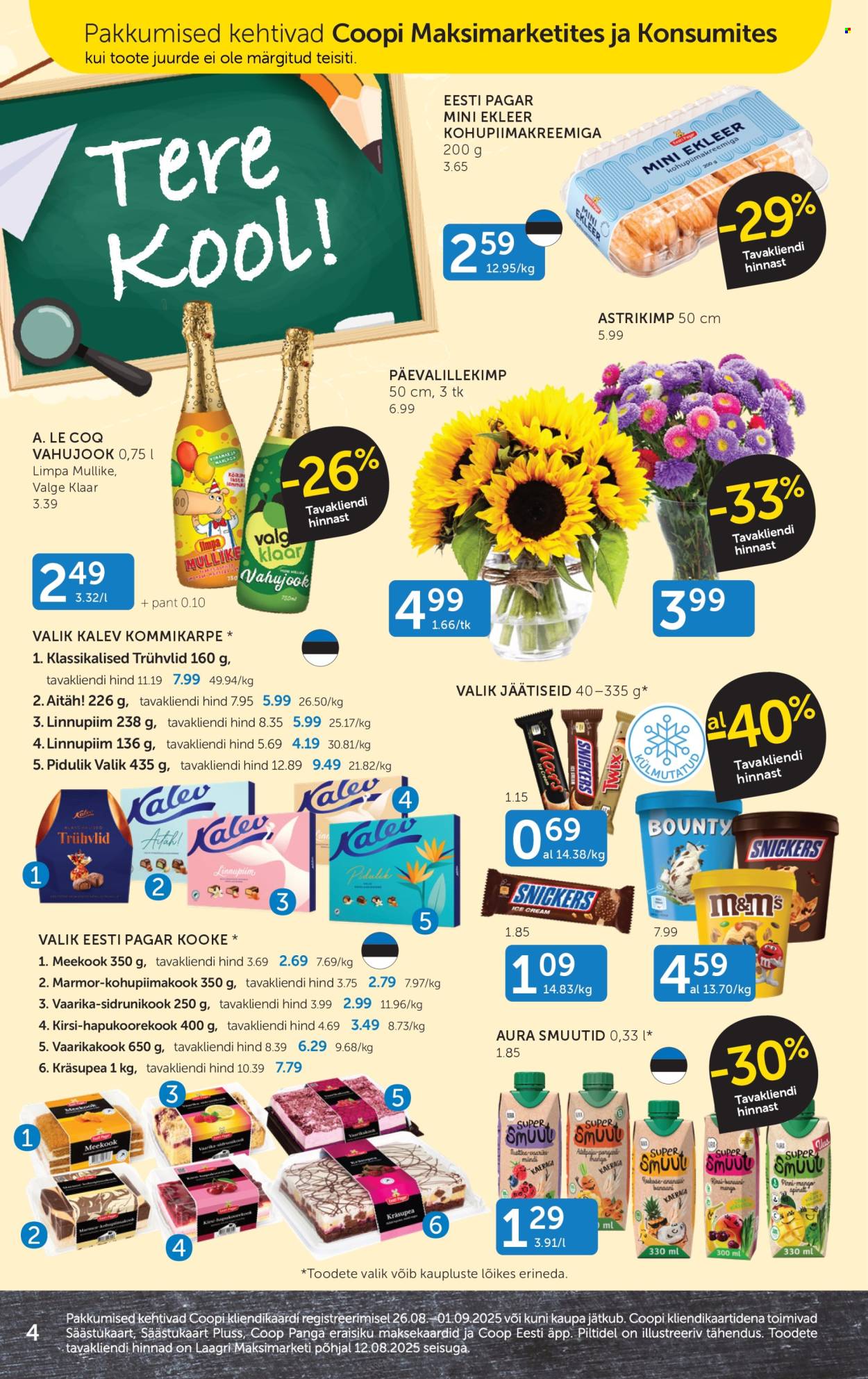 Coop kliendileht (26.08 - 1.09.2025)