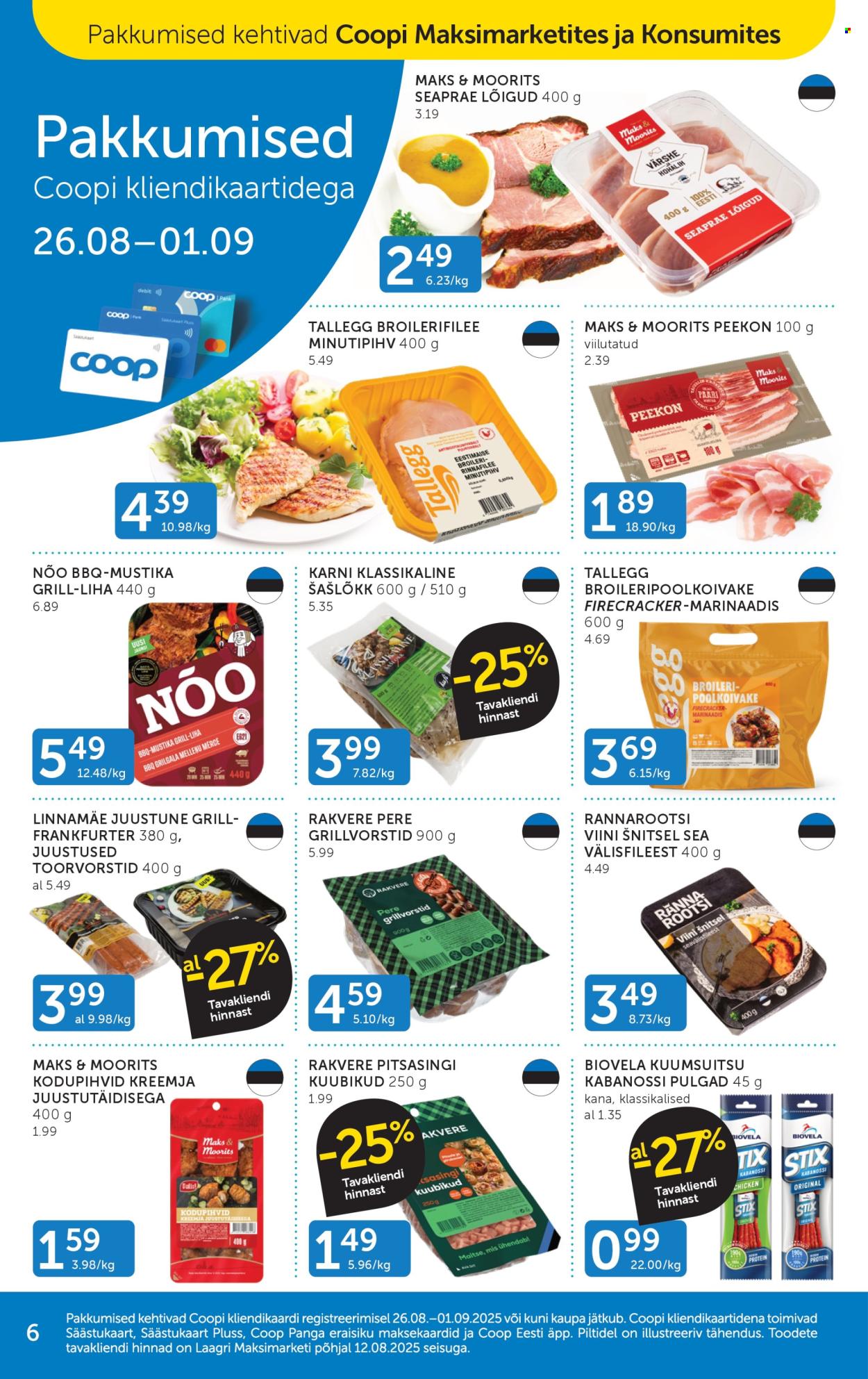 Coop kliendileht (26.08 - 1.09.2025)