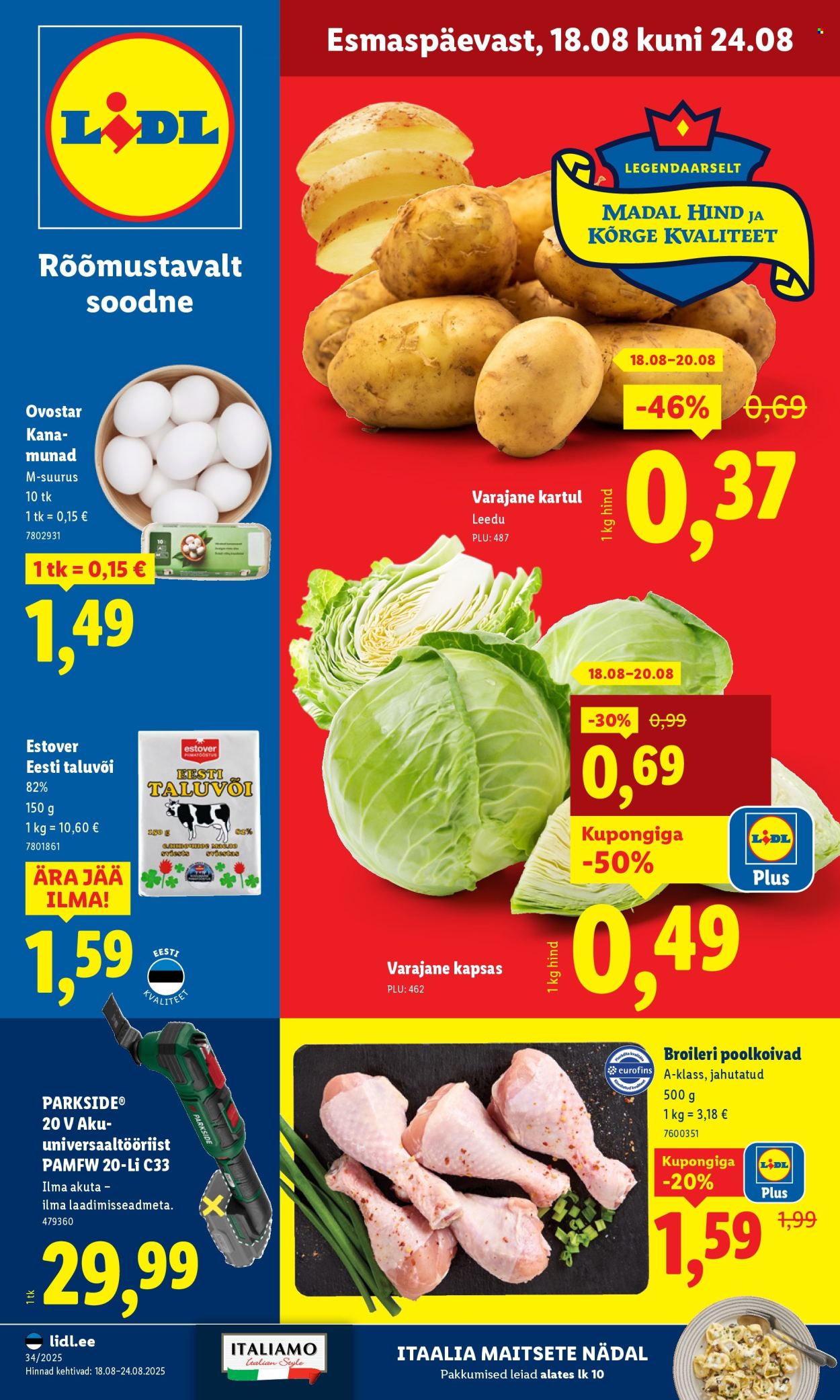 Lidl kliendileht - Kliendileht (18.08 - 24.08.2025)