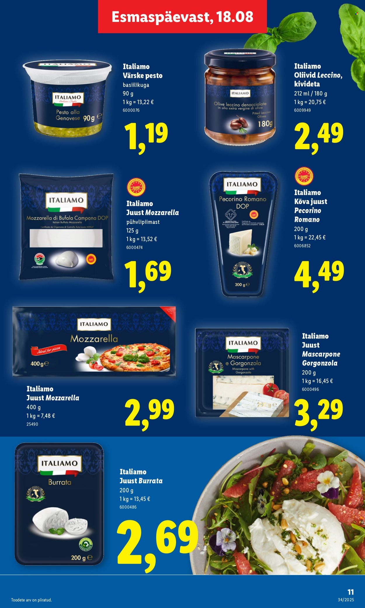 Lidl kliendileht - Kliendileht (18.08 - 24.08.2025)