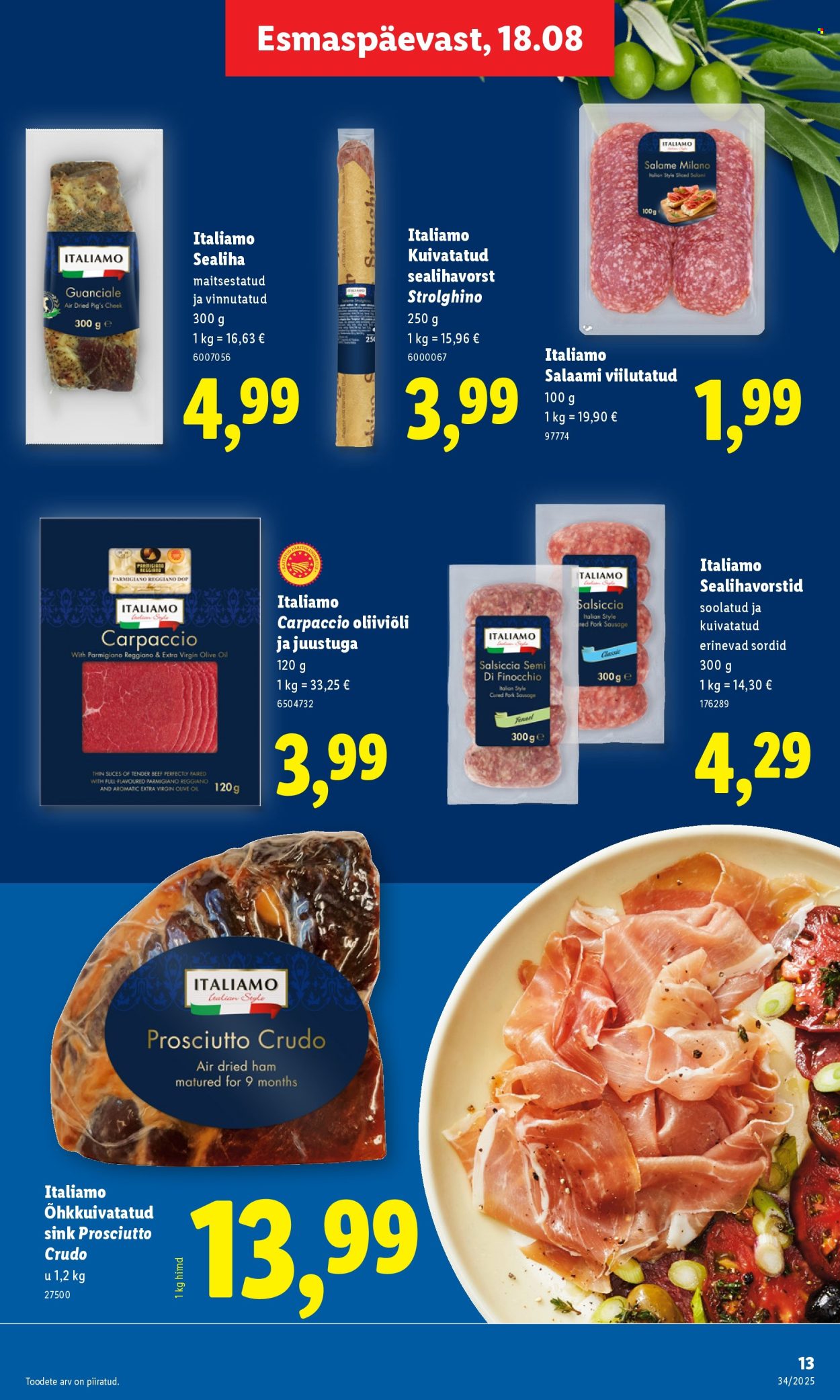 Lidl kliendileht - Kliendileht (18.08 - 24.08.2025)