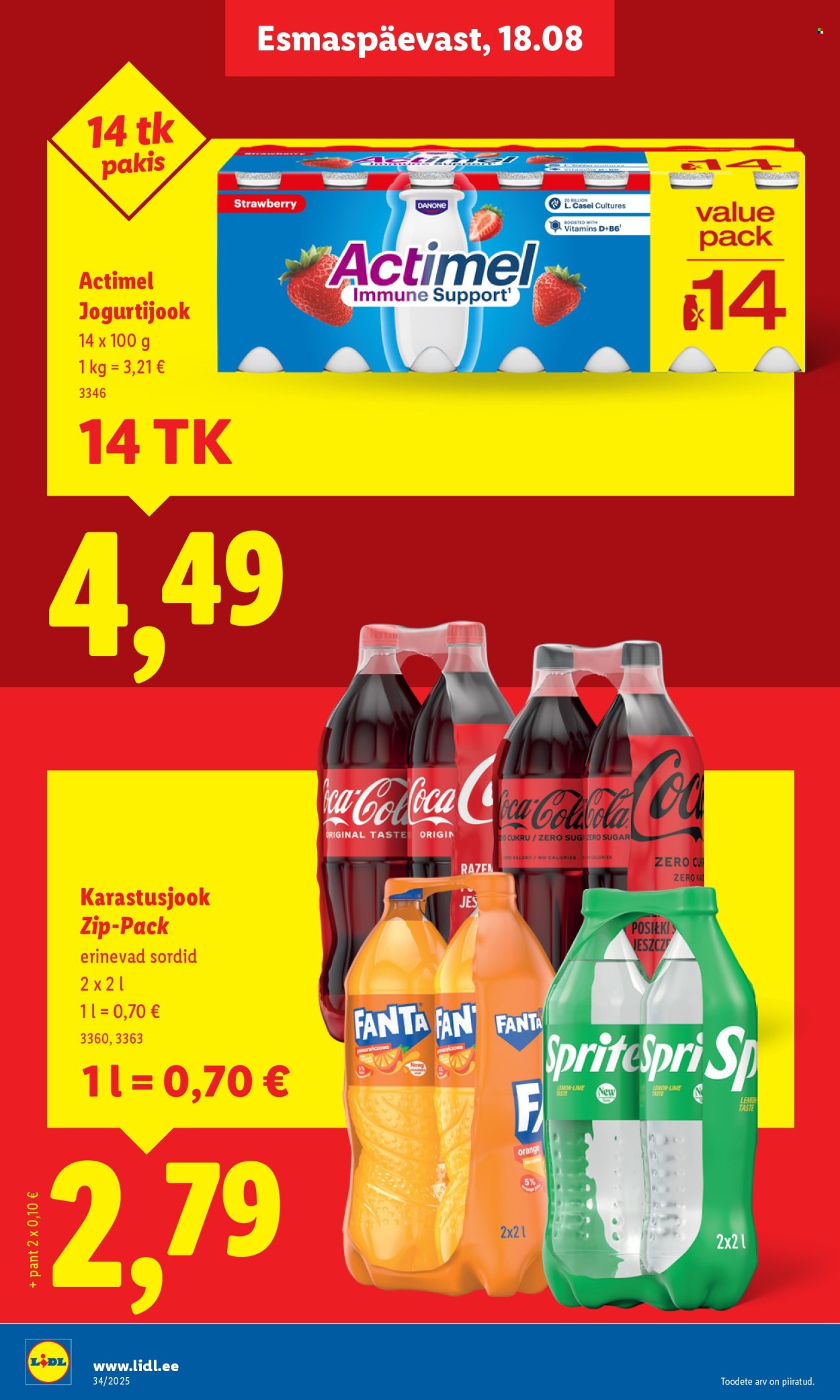 Lidl kliendileht - Kliendileht (18.08 - 24.08.2025)