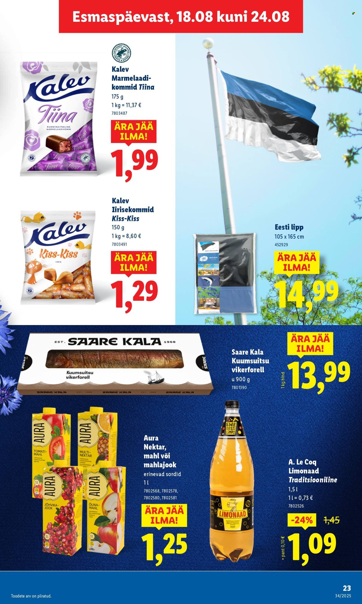 Lidl kliendileht - Kliendileht (18.08 - 24.08.2025)