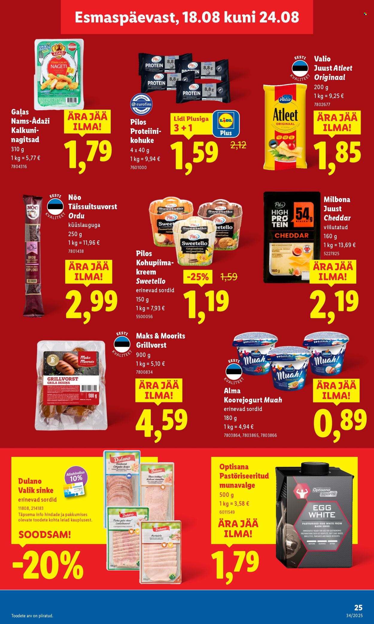 Lidl kliendileht - Kliendileht (18.08 - 24.08.2025)