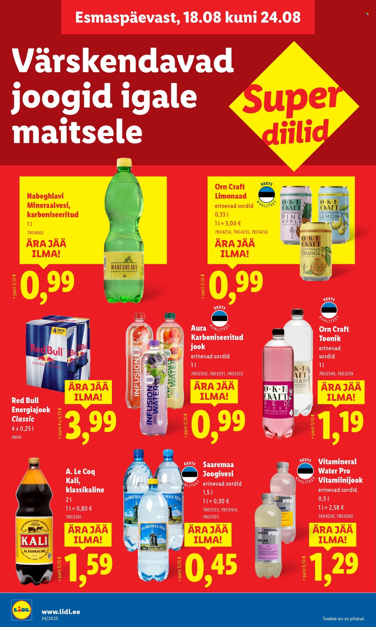 Lidl kliendileht - Kliendileht (18.08 - 24.08.2025)