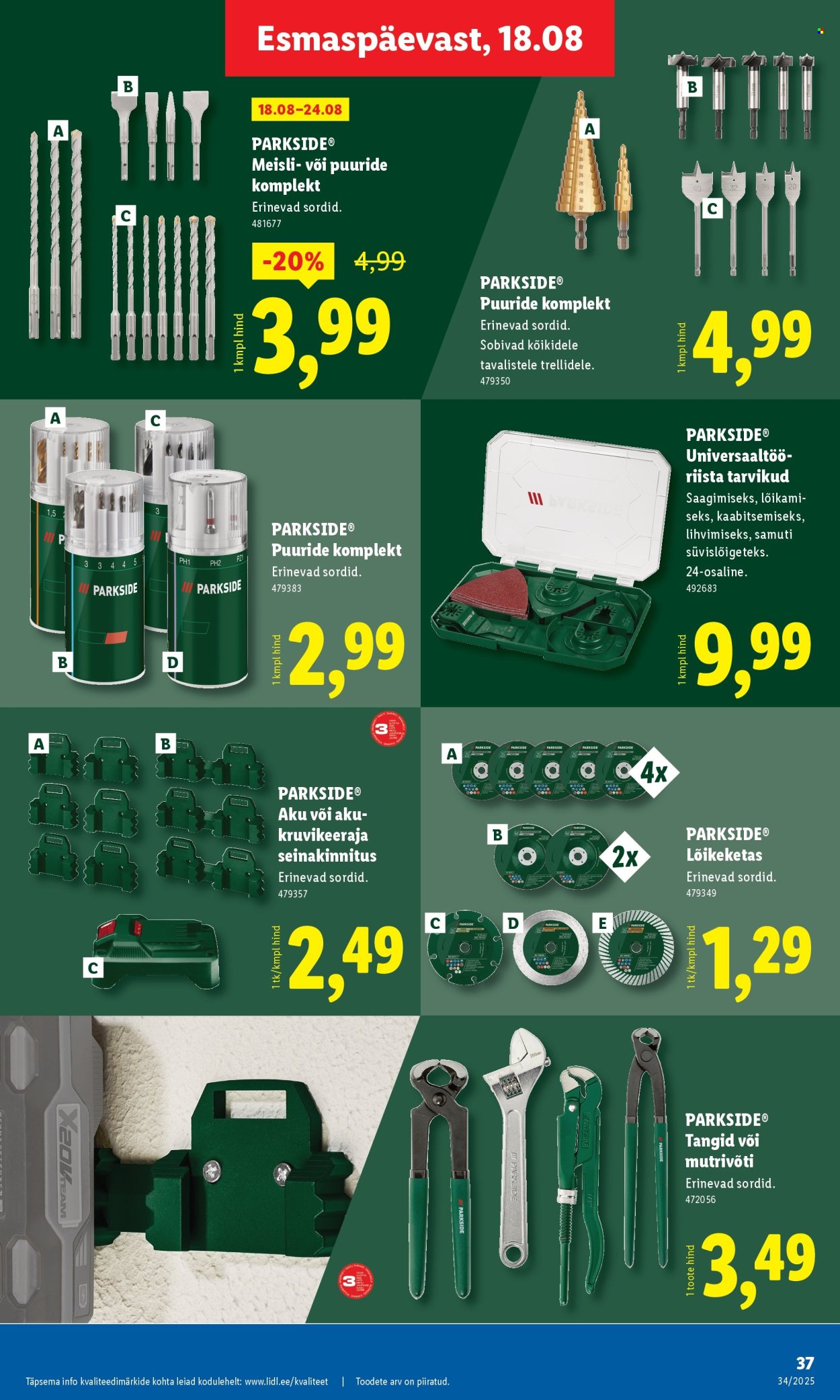 Lidl kliendileht - Kliendileht (18.08 - 24.08.2025)