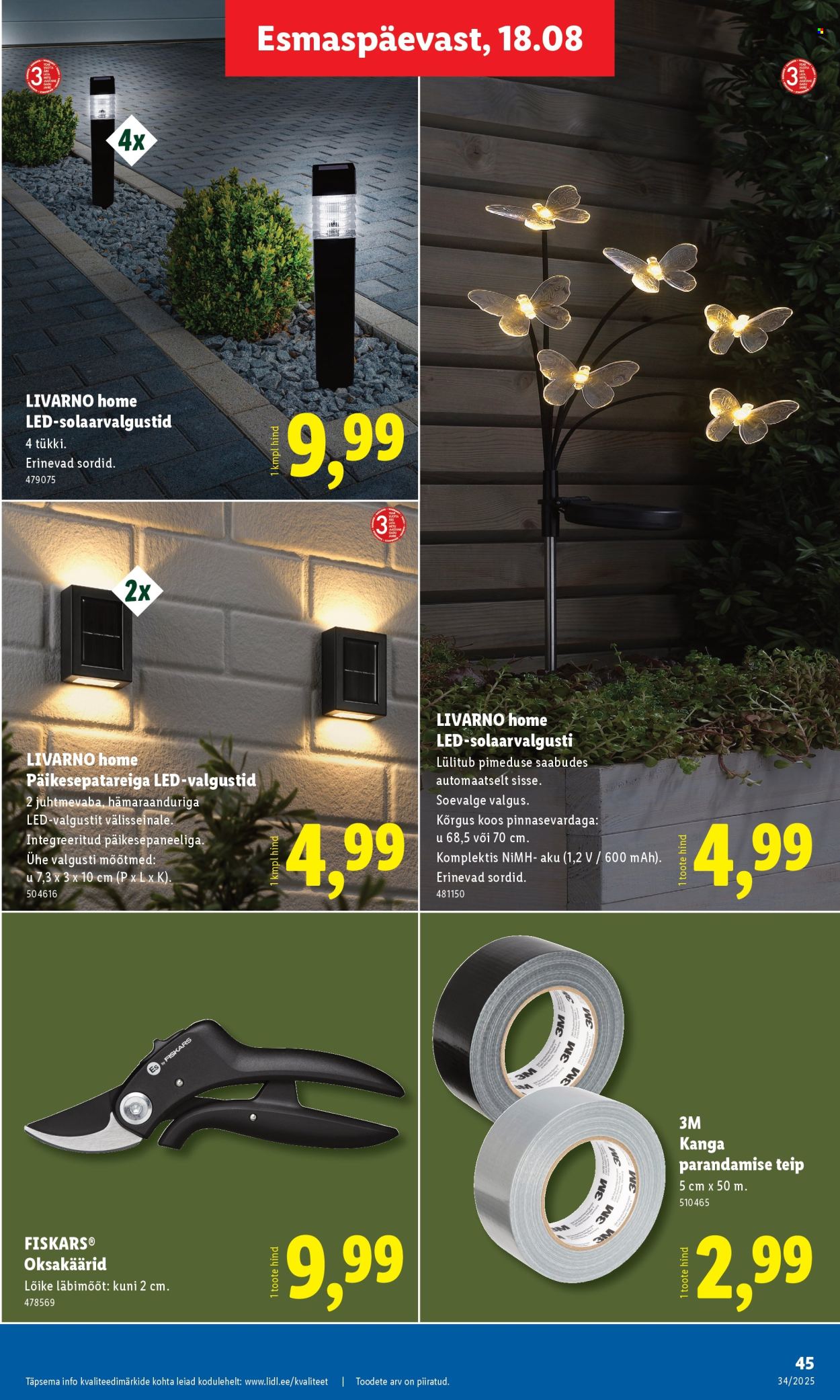 Lidl kliendileht - Kliendileht (18.08 - 24.08.2025)