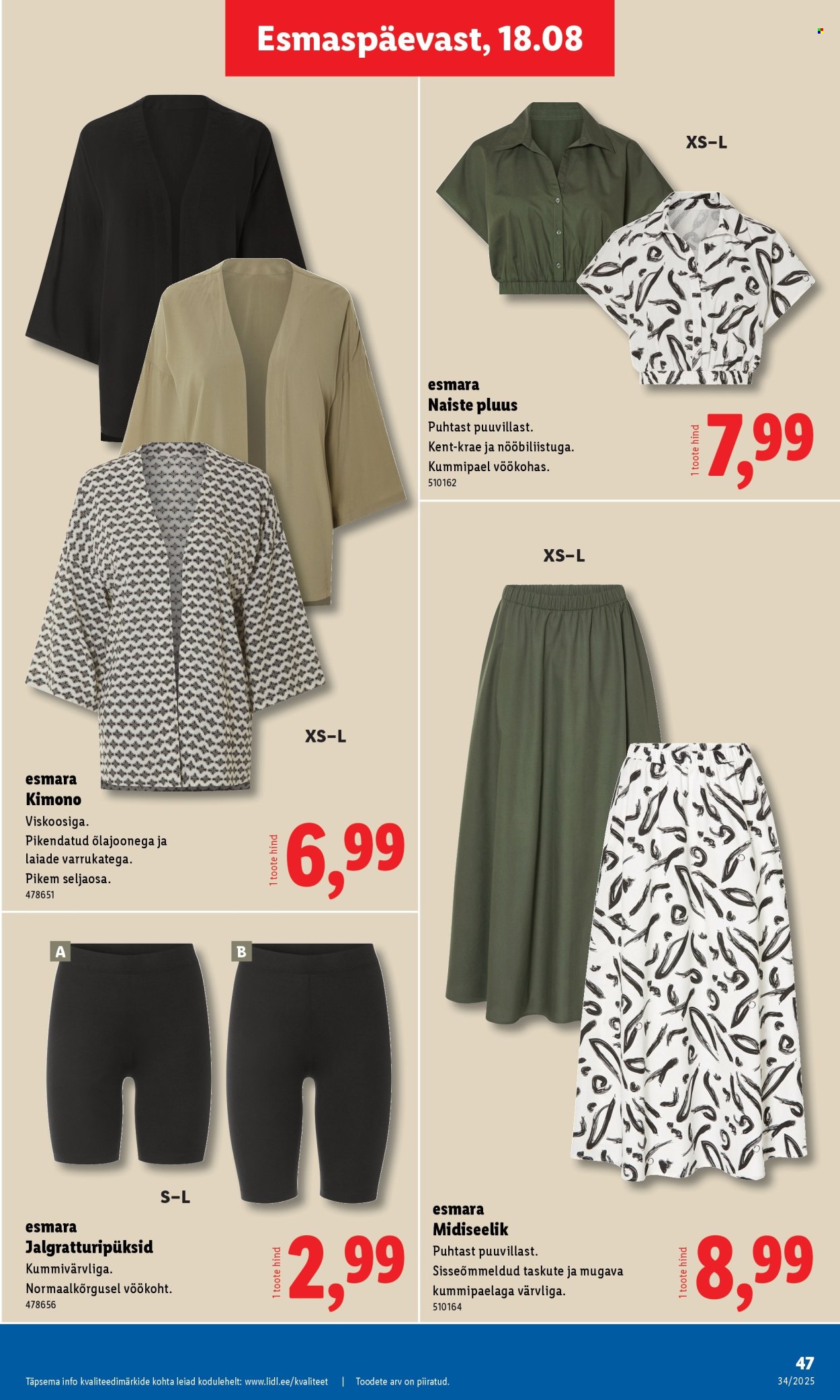Lidl kliendileht - Kliendileht (18.08 - 24.08.2025)