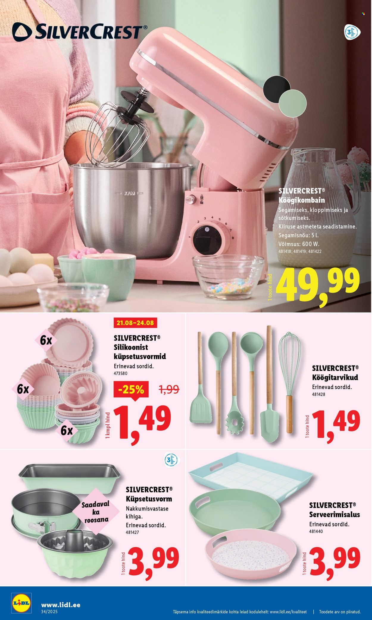 Lidl kliendileht - Kliendileht (18.08 - 24.08.2025)
