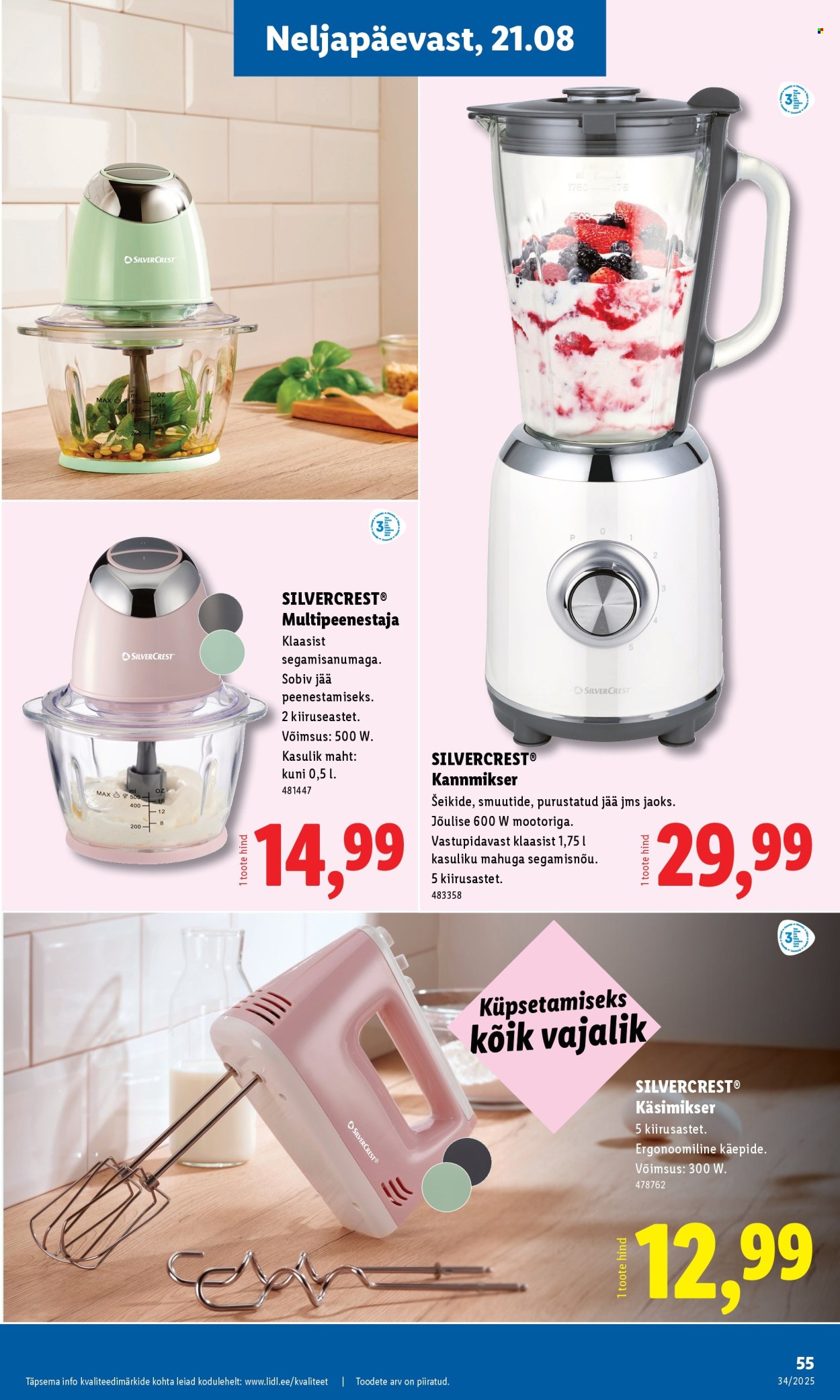 Lidl kliendileht - Kliendileht (18.08 - 24.08.2025)