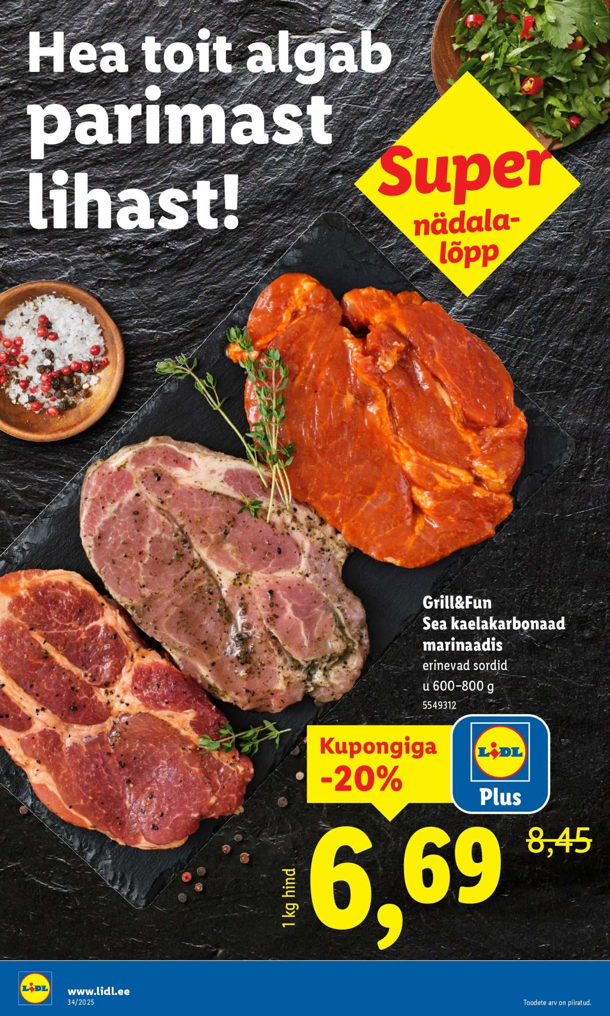Lidl kliendileht - Kliendileht (18.08 - 24.08.2025)