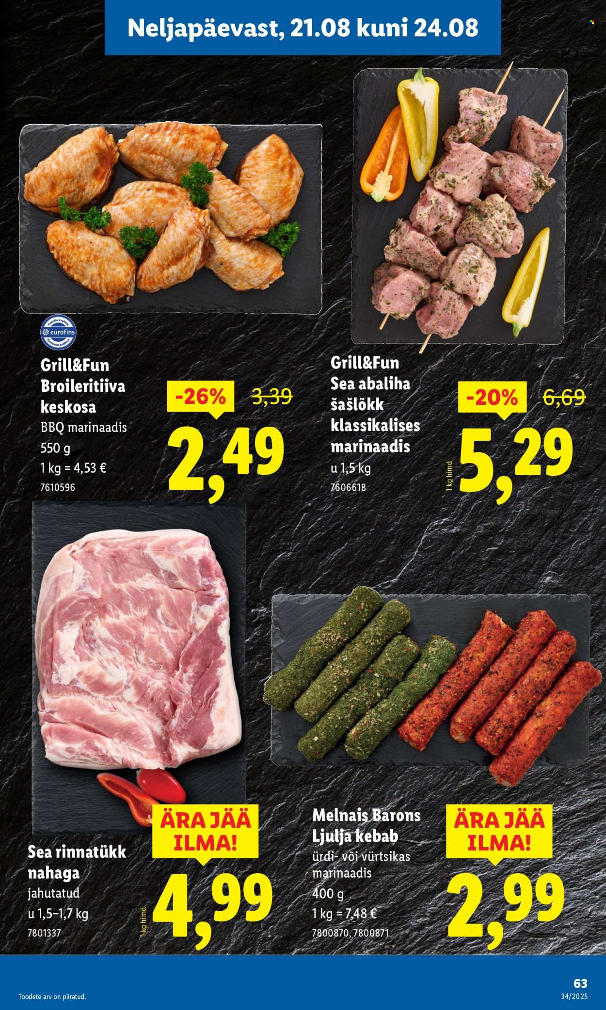 Lidl kliendileht - Kliendileht (18.08 - 24.08.2025)