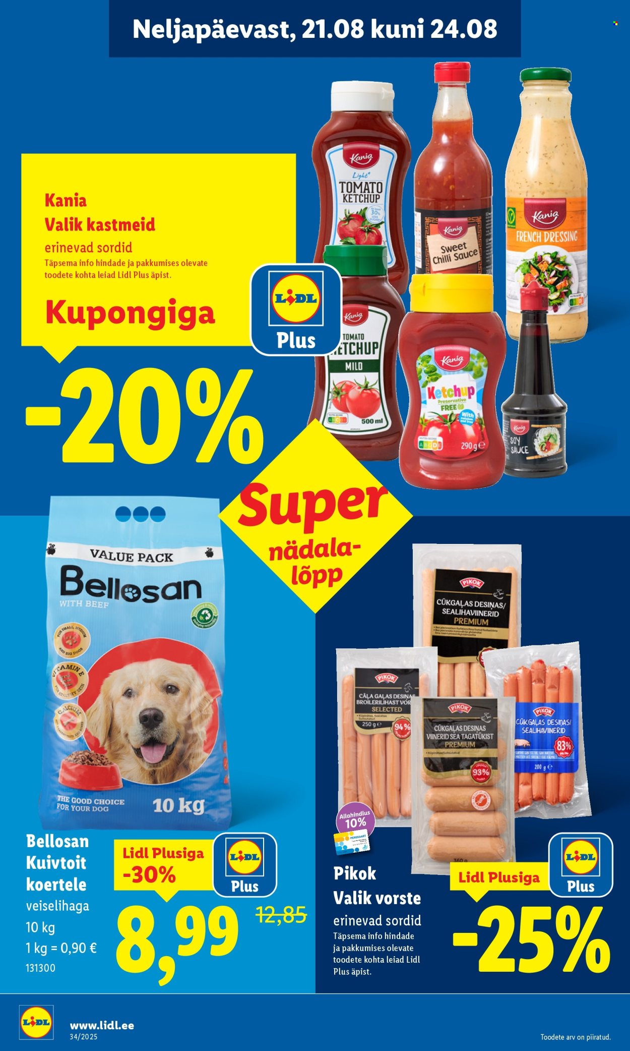 Lidl kliendileht - Kliendileht (18.08 - 24.08.2025)