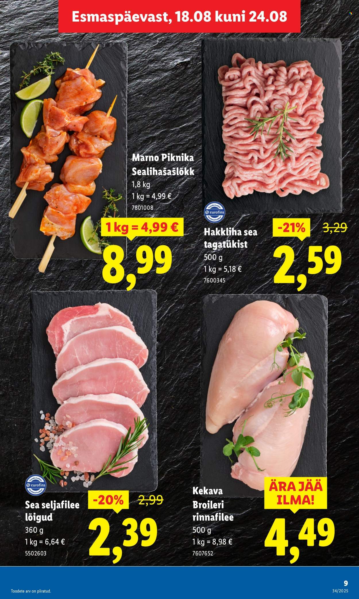 Lidl kliendileht - Kliendileht (18.08 - 24.08.2025)