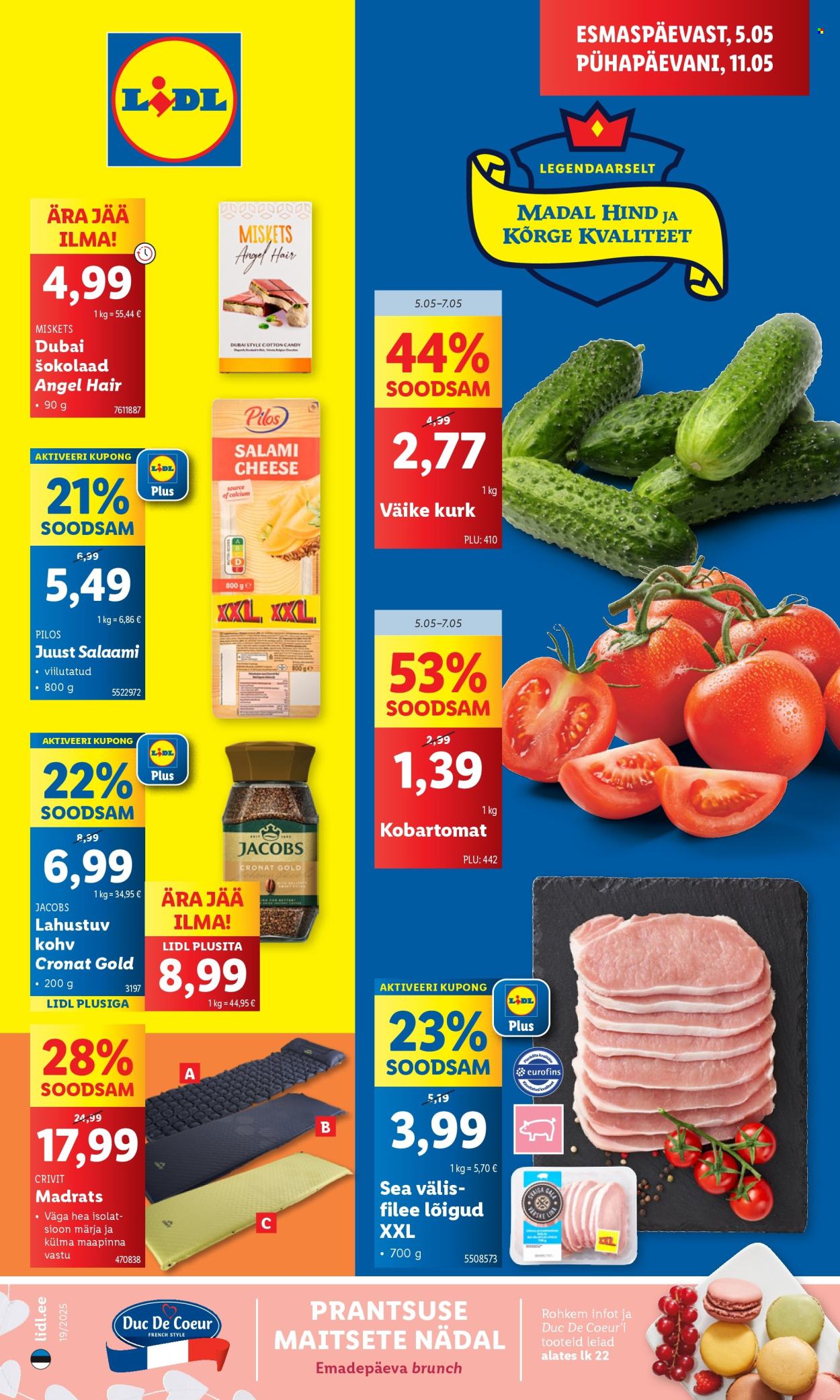 Lidl kliendileht - Nädalalõpu pakkumised (8.05 - 11.05.2025)