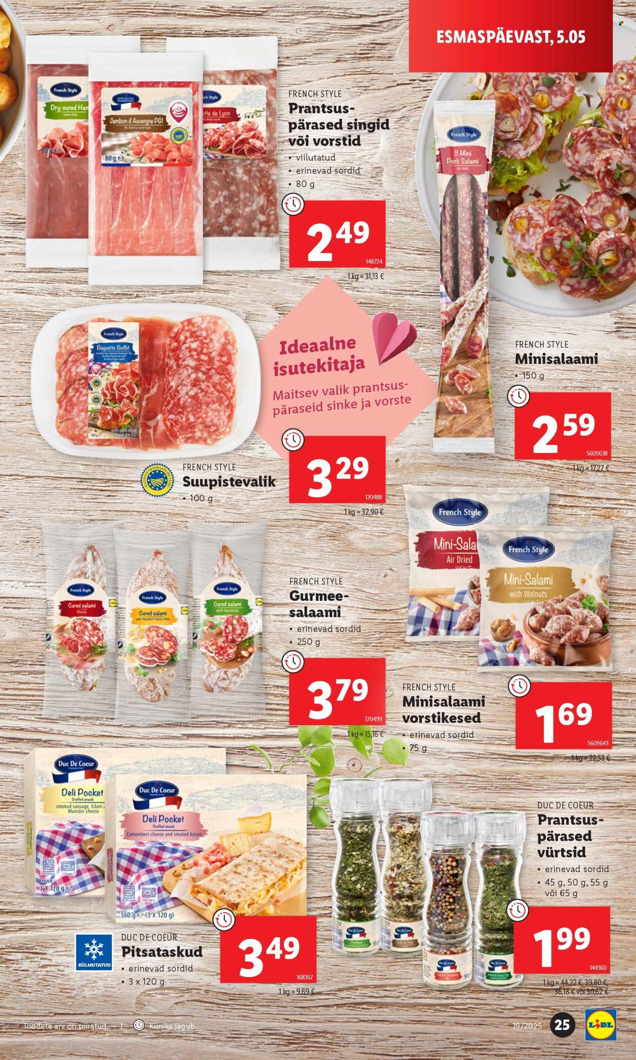 Lidl kliendileht - Nädalalõpu pakkumised (8.05 - 11.05.2025)