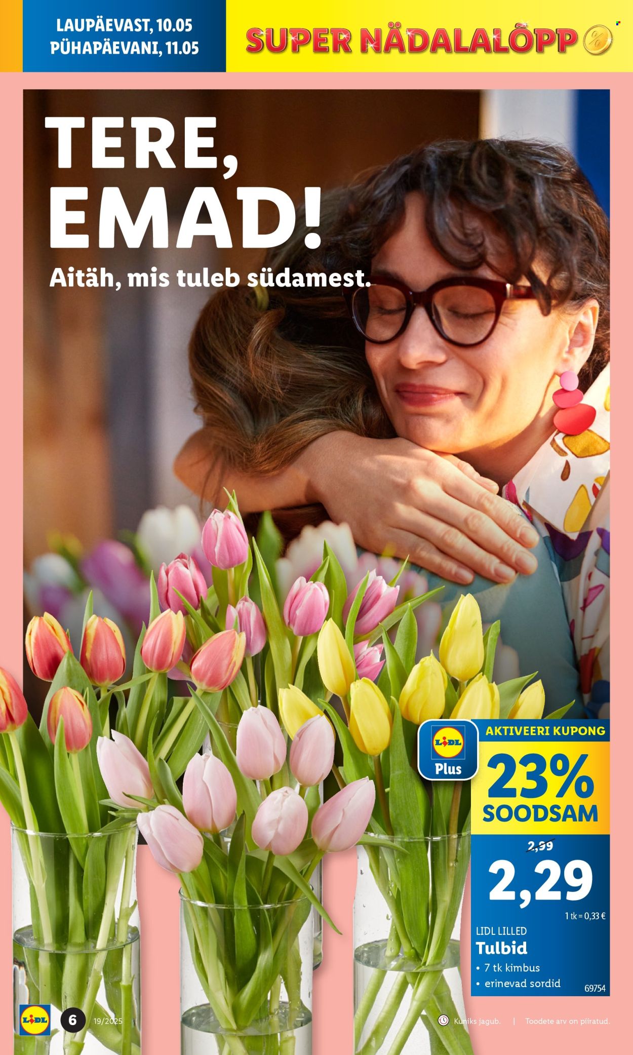 Lidl kliendileht - Nädalalõpu pakkumised (8.05 - 11.05.2025)