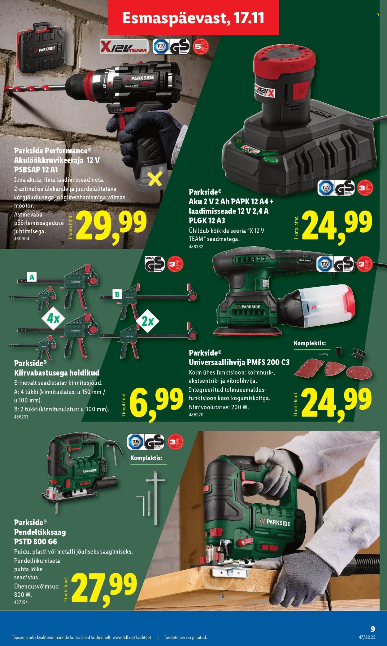 Lidl kliendileht - Tööstuskaupade pakkumised (17.11 - 23.11.2025)