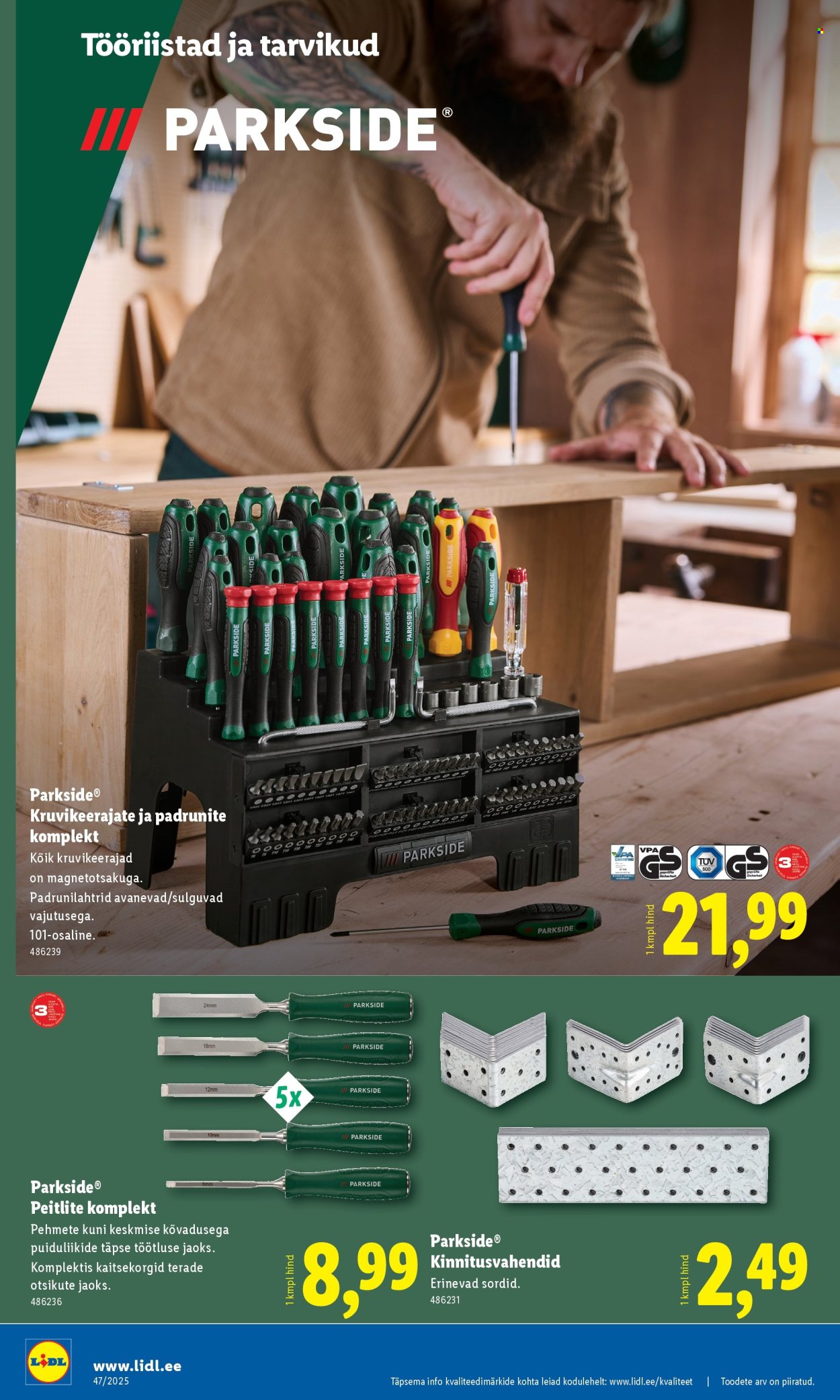 Lidl kliendileht - Tööstuskaupade pakkumised (17.11 - 23.11.2025)