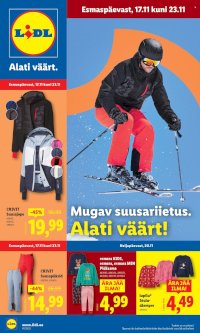Lidl kliendileht - Tööstuskaupade pakkumised (17.11 - 23.11.2025)