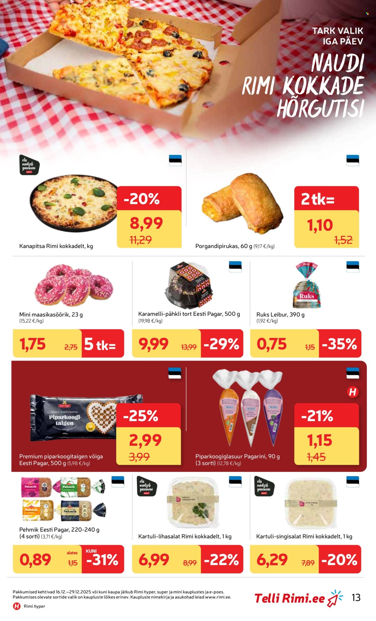 Rimi kliendileht - Kliendileht (16.12 - 29.12.2025)
