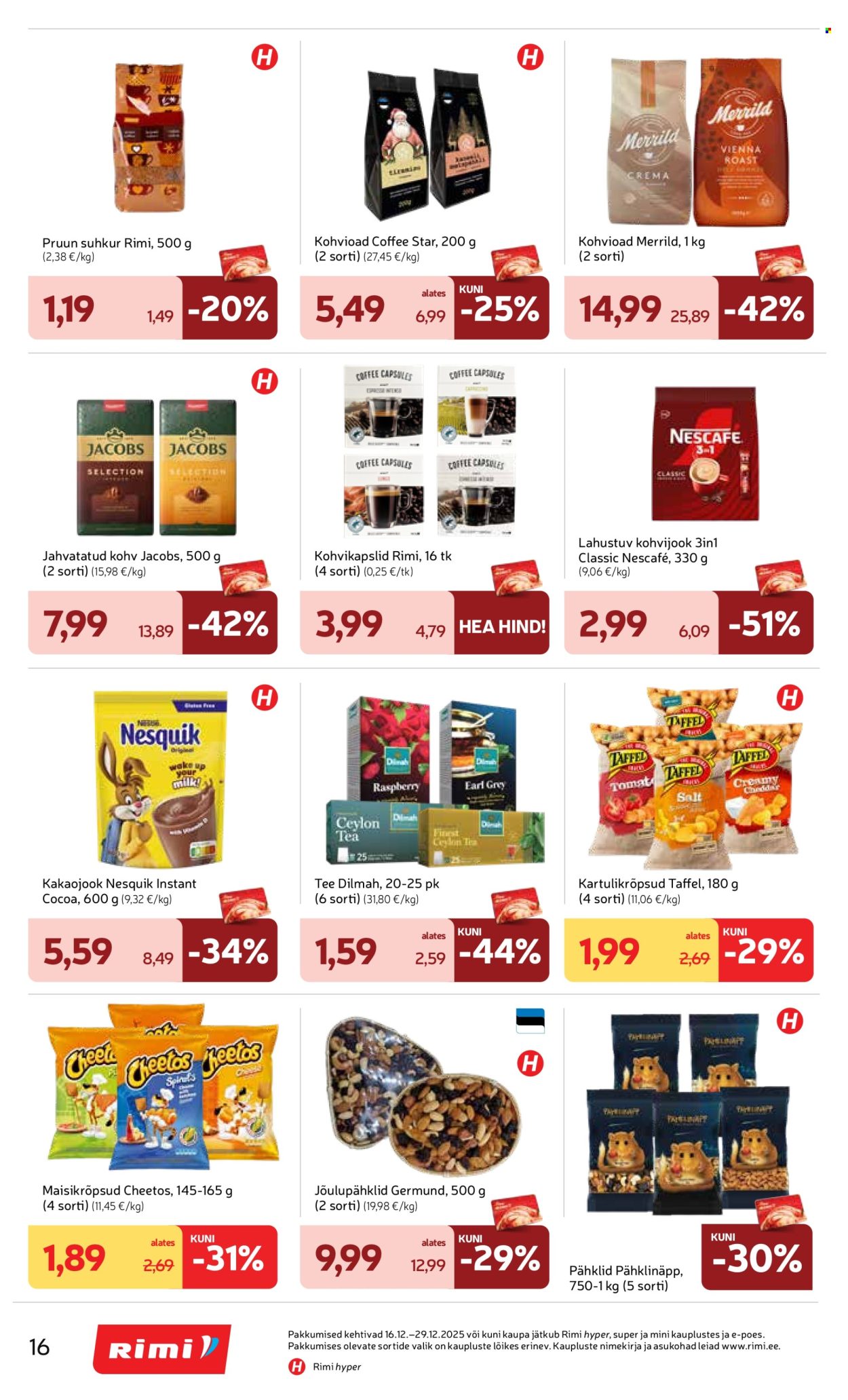 Rimi kliendileht - Kliendileht (16.12 - 29.12.2025)