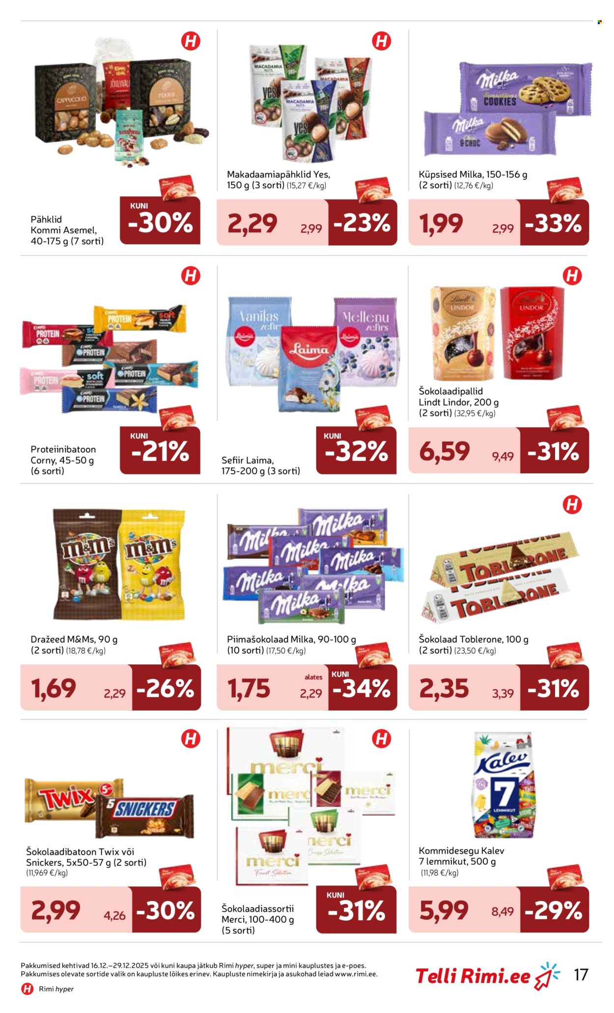 Rimi kliendileht - Kliendileht (16.12 - 29.12.2025)