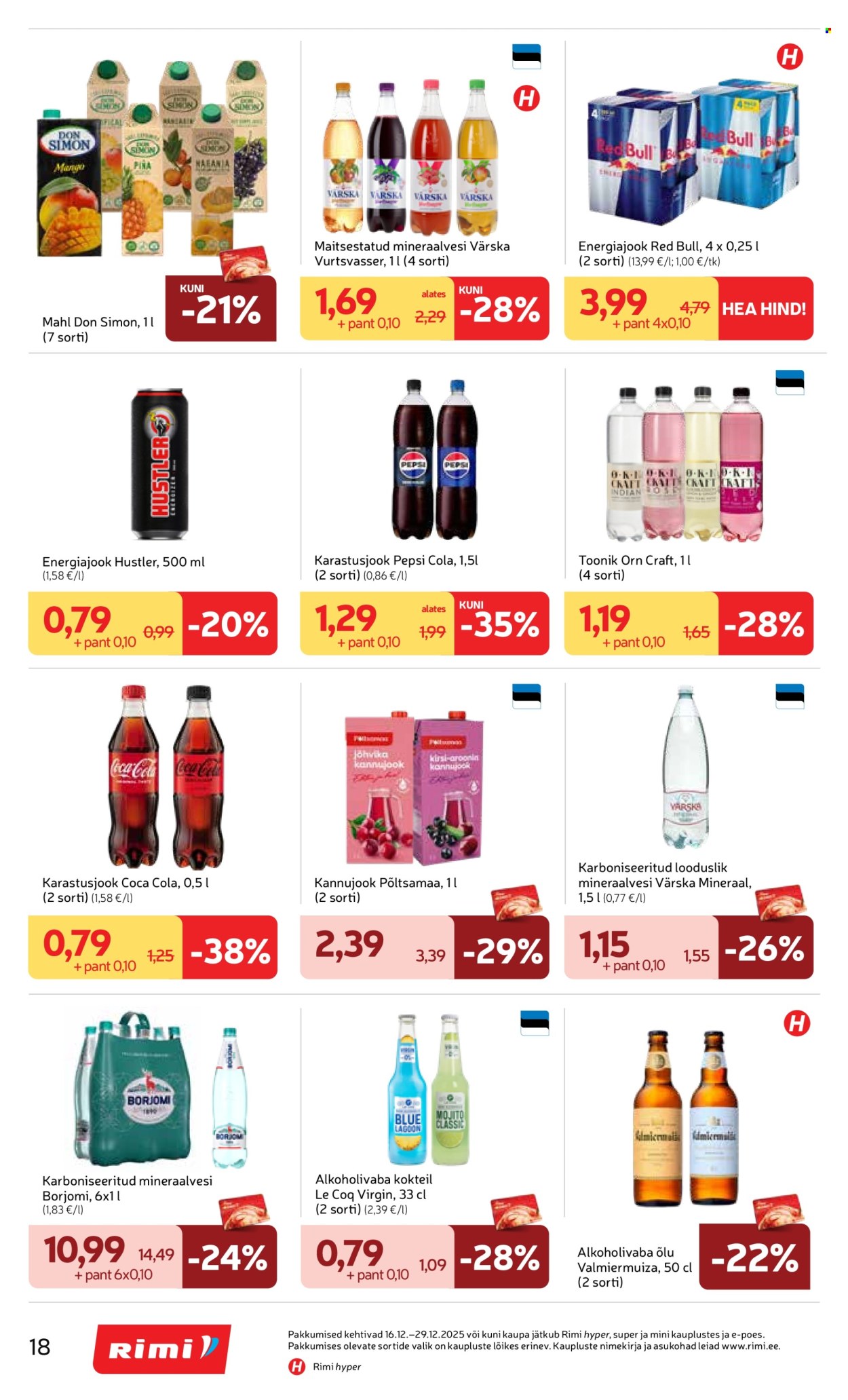 Rimi kliendileht - Kliendileht (16.12 - 29.12.2025)