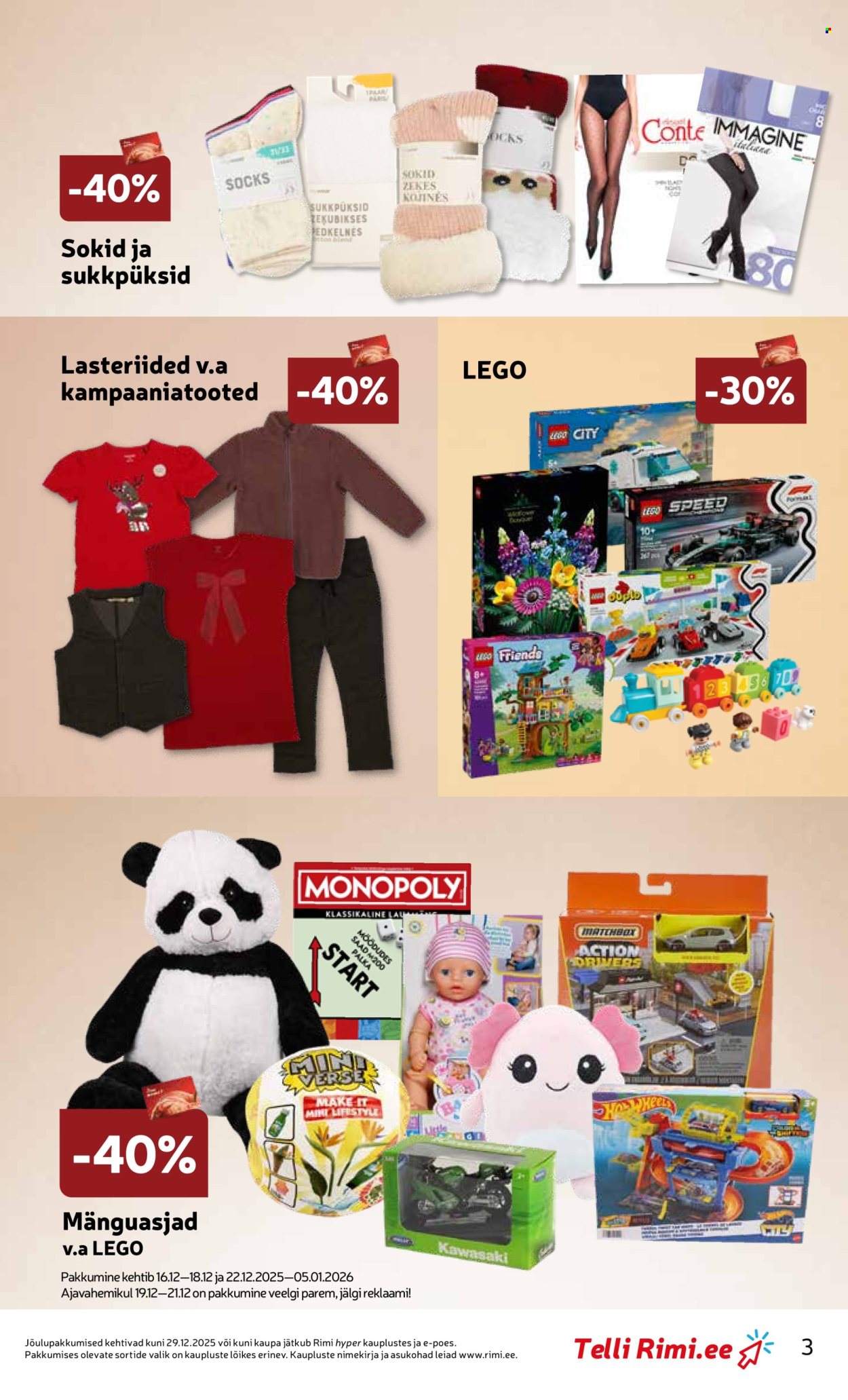 Rimi kliendileht - Kliendileht (16.12 - 29.12.2025)