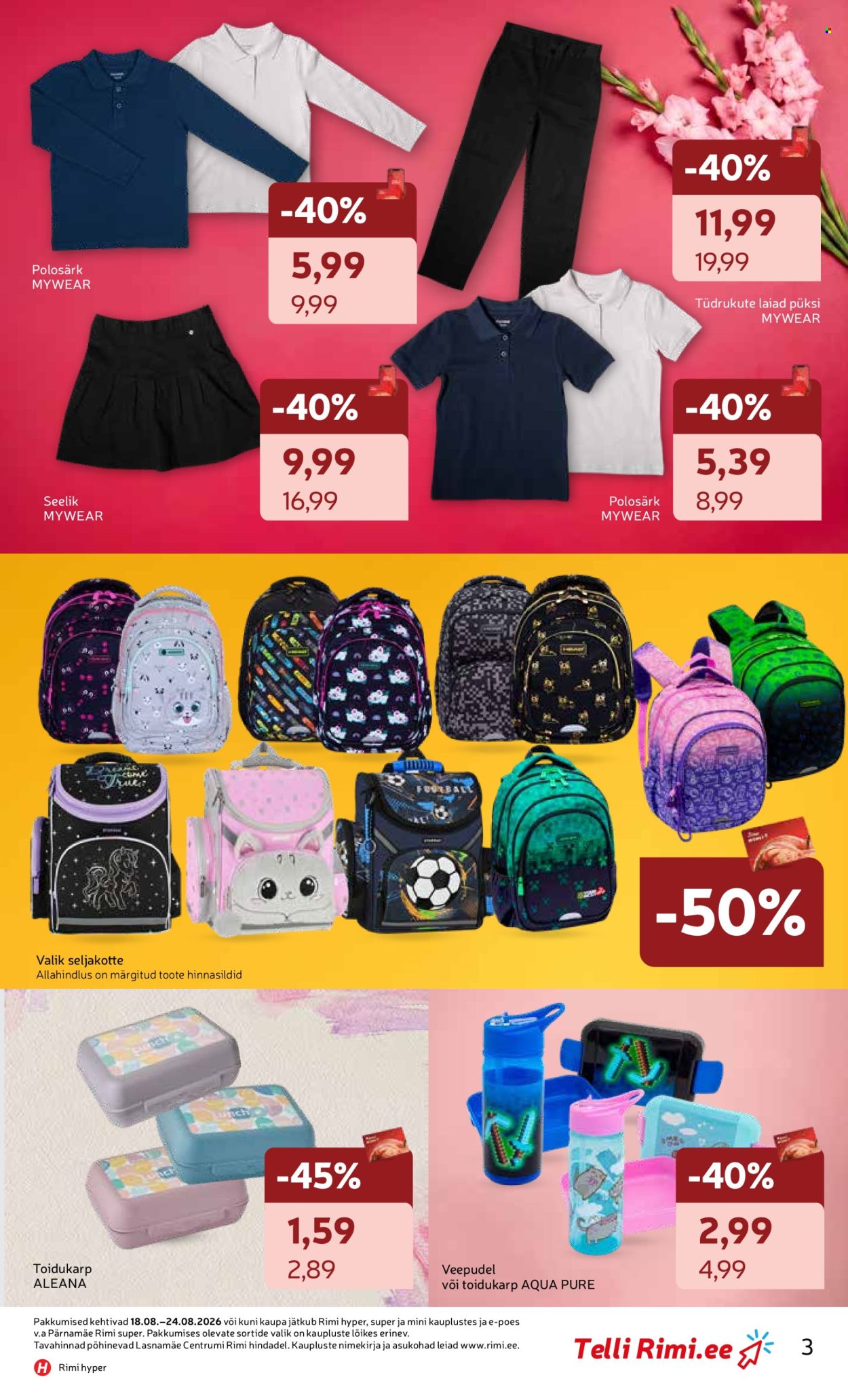 Rimi kliendileht (18.08 - 24.08.2026)