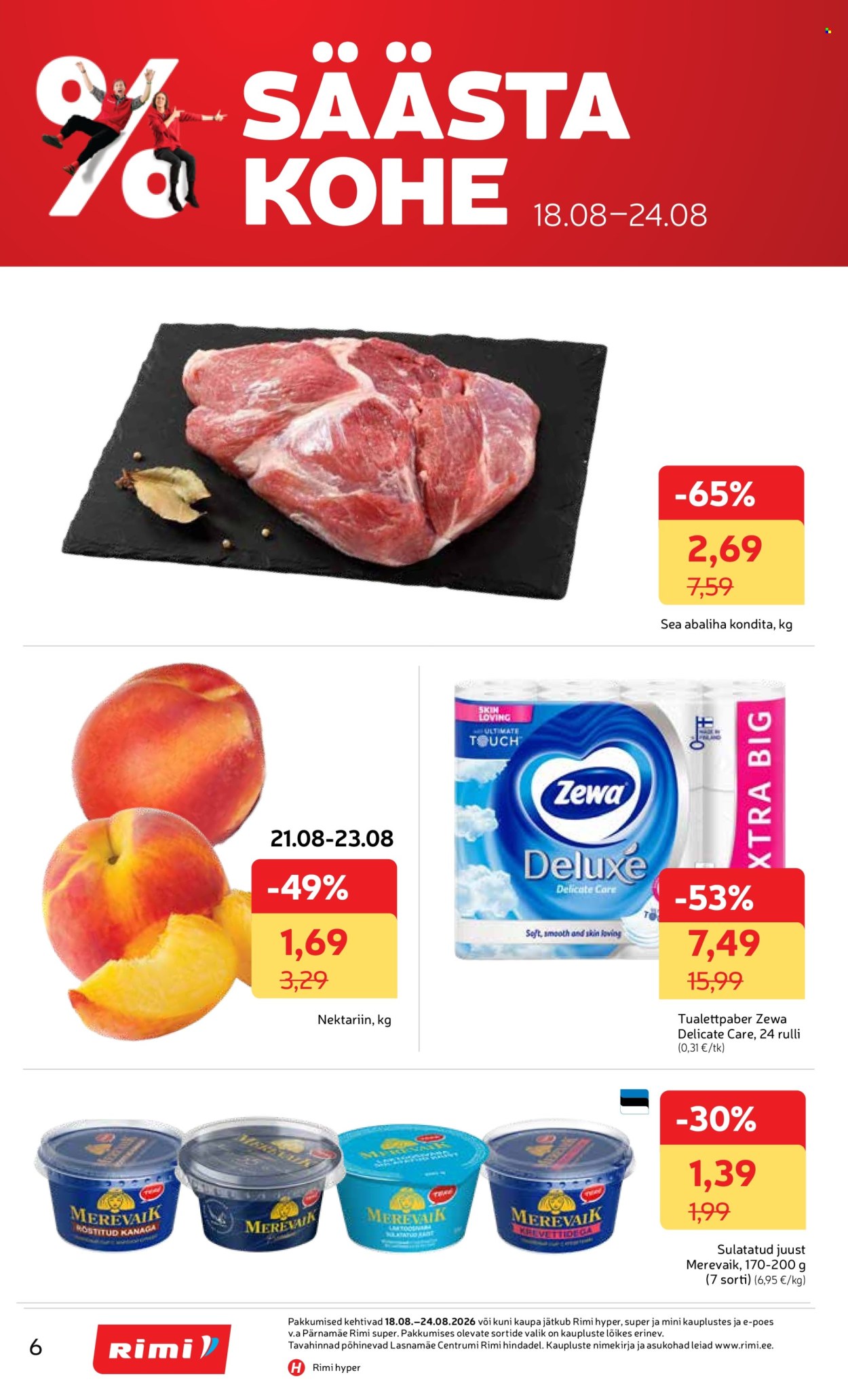 Rimi kliendileht (18.08 - 24.08.2026)
