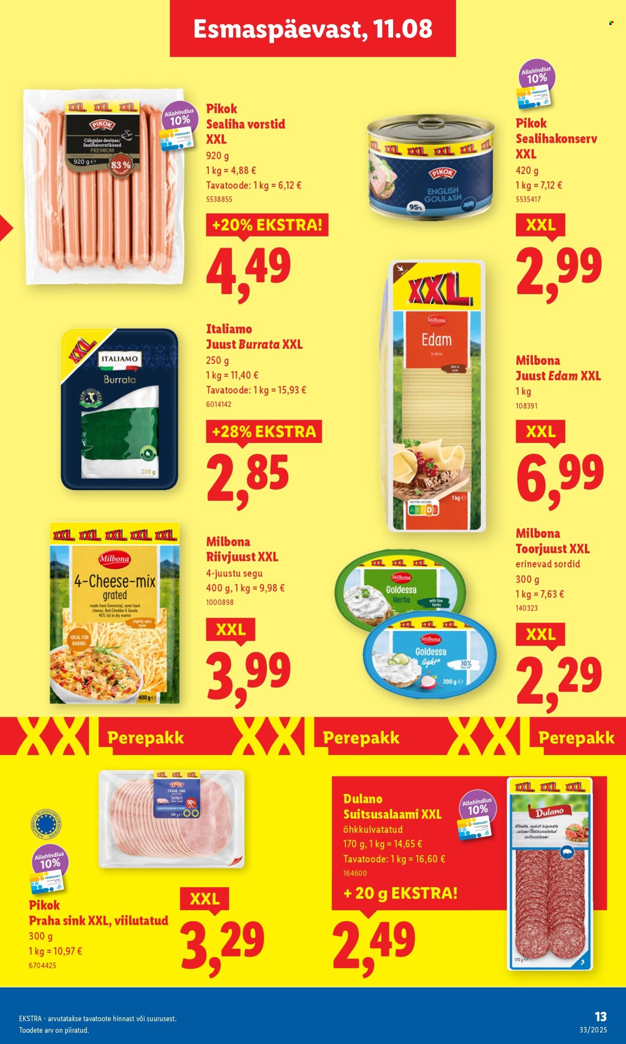 Lidl kliendileht - Kliendileht (11.08 - 17.08.2025)