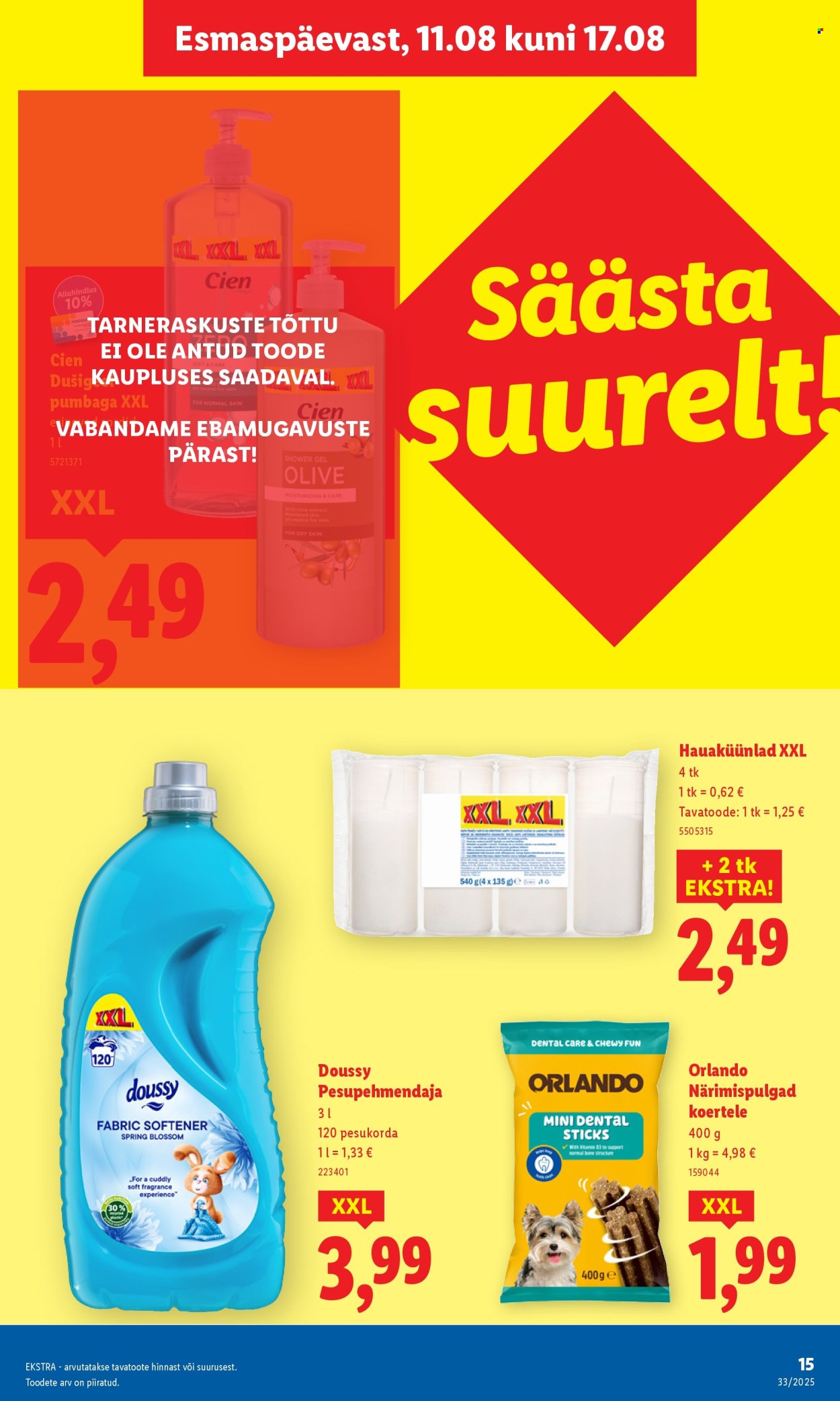 Lidl kliendileht - Kliendileht (11.08 - 17.08.2025)