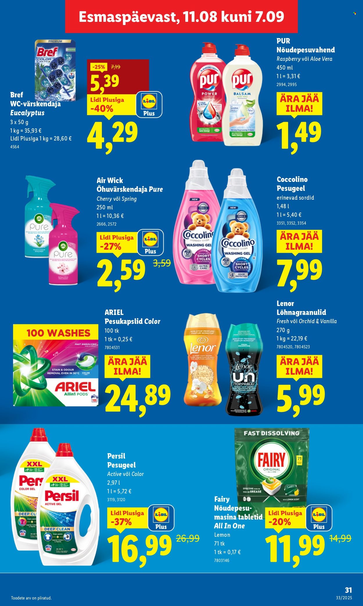 Lidl kliendileht - Kliendileht (11.08 - 17.08.2025)
