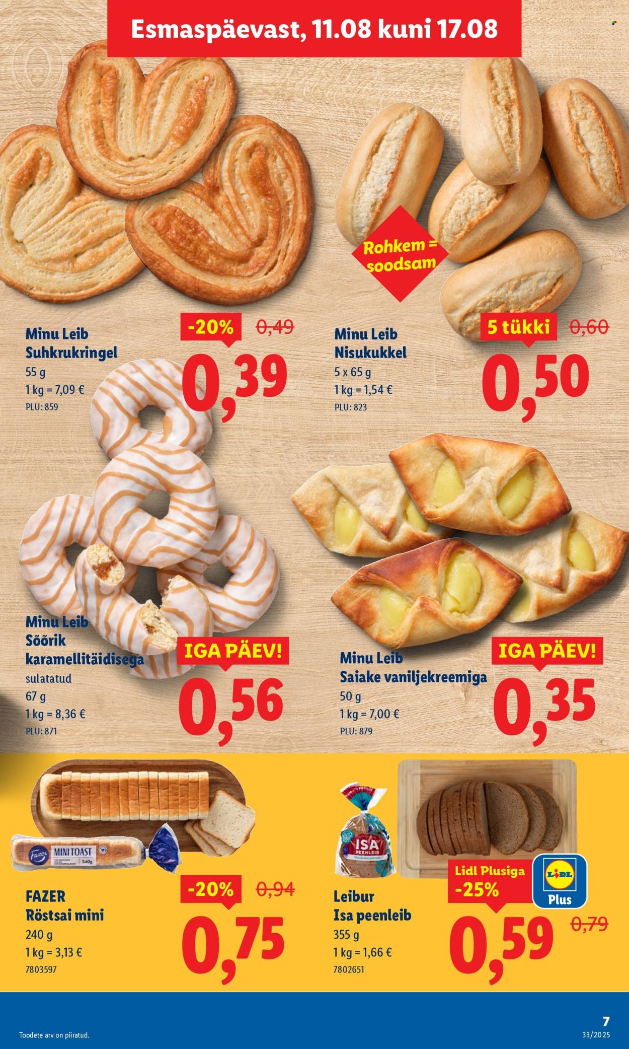 Lidl kliendileht - Kliendileht (11.08 - 17.08.2025)