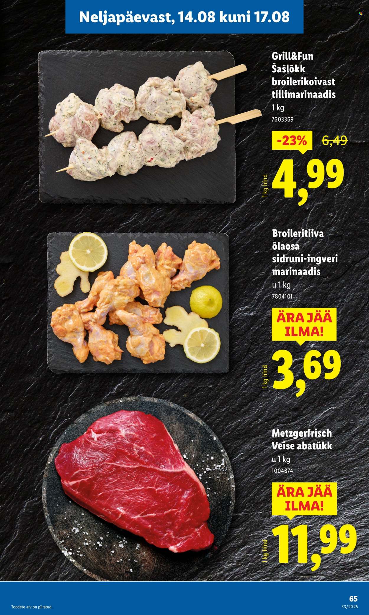 Lidl kliendileht - Kliendileht (11.08 - 17.08.2025)