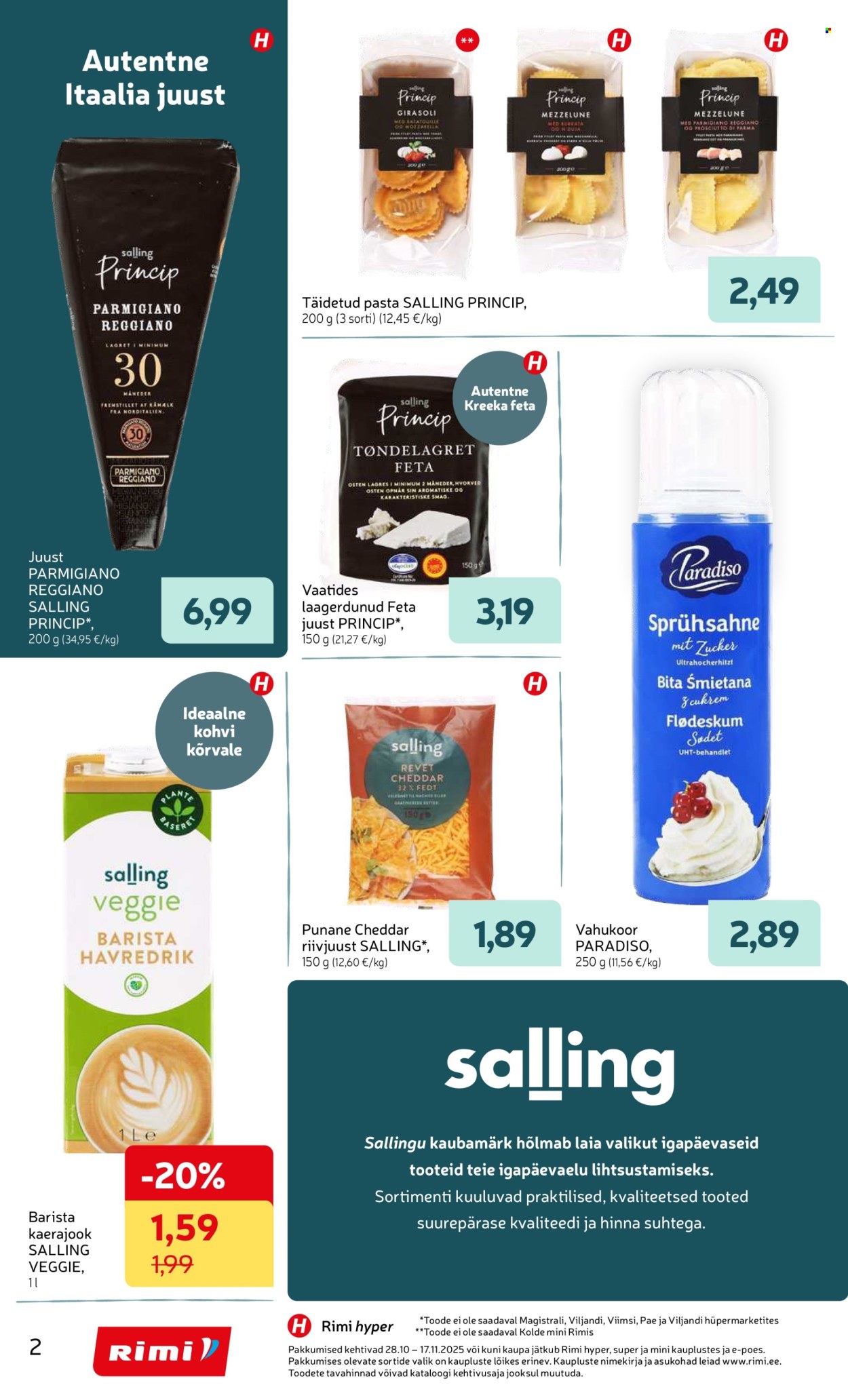 Rimi kliendileht - Sallingu tootekataloog – uus nimi igapäevaste toodete valikus (28.10 - 17.11.2025)