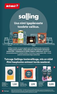 Rimi kliendileht - Sallingu tootekataloog – uus nimi igapäevaste toodete valikus (28.10 - 17.11.2025)