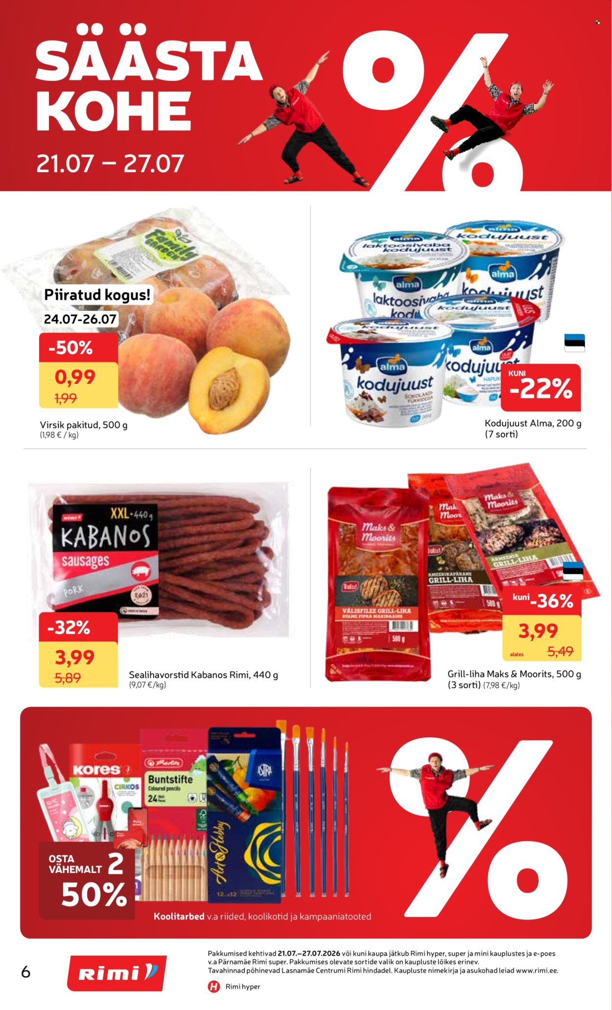 Rimi kliendileht (21.07 - 27.07.2026)