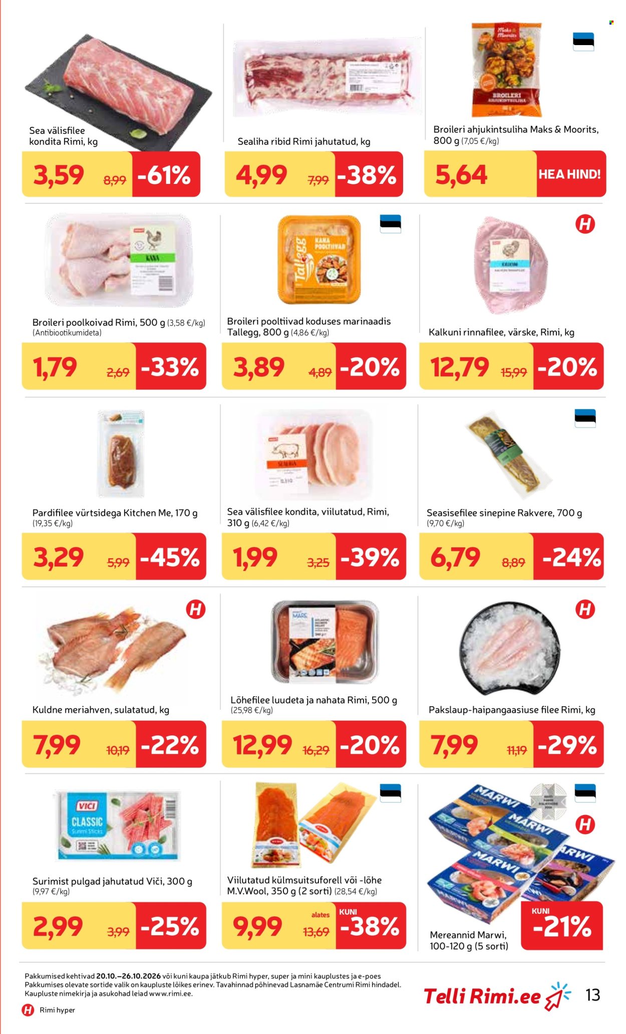 Rimi kliendileht (20.10 - 26.10.2026)